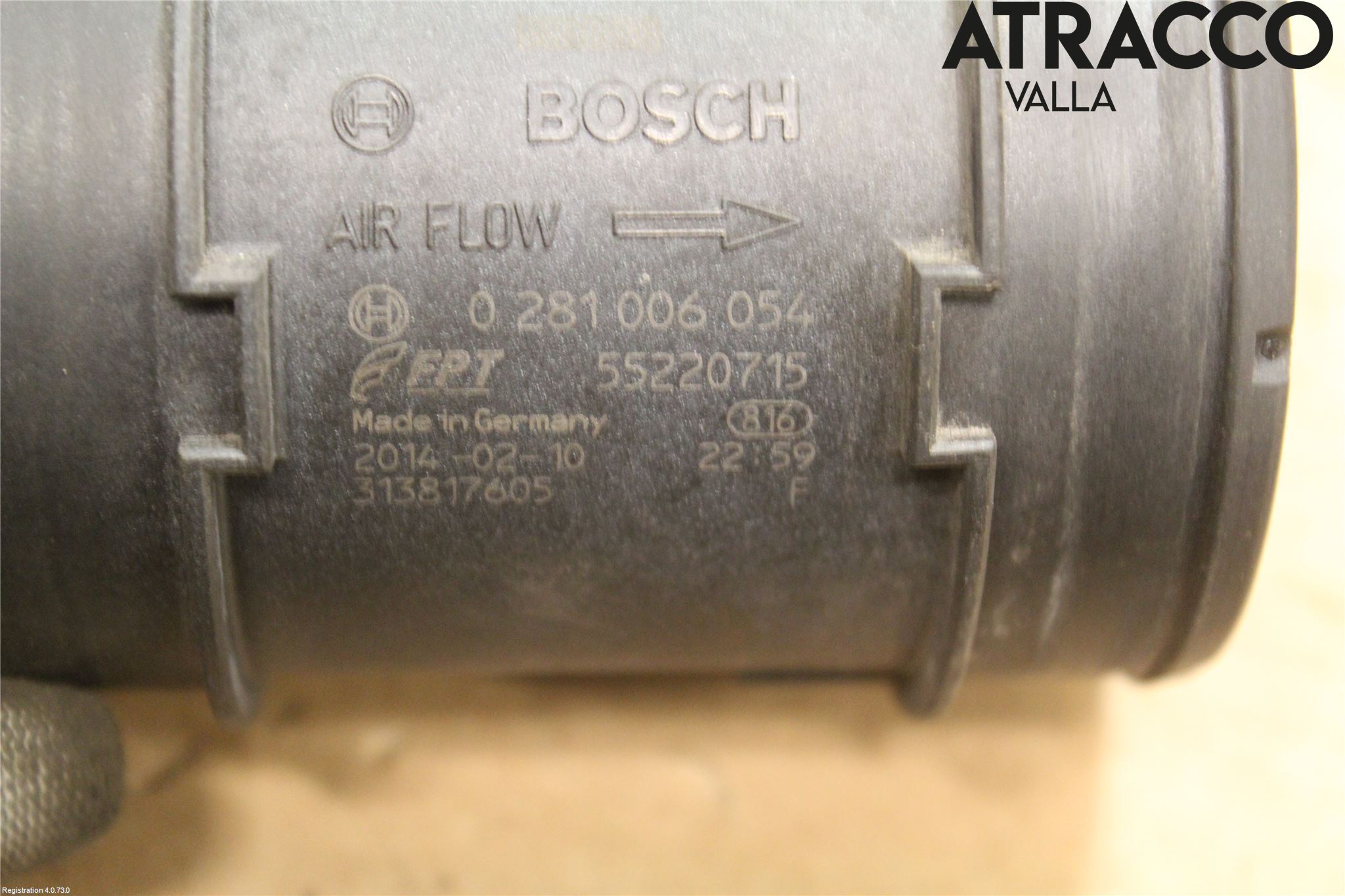 Fiat DOBLO CARGO Injluftmassamätare