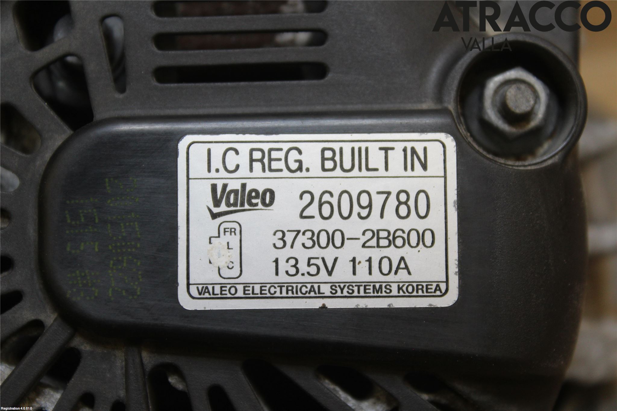 Kia SPORTAGE (SL) 11-15 Generator