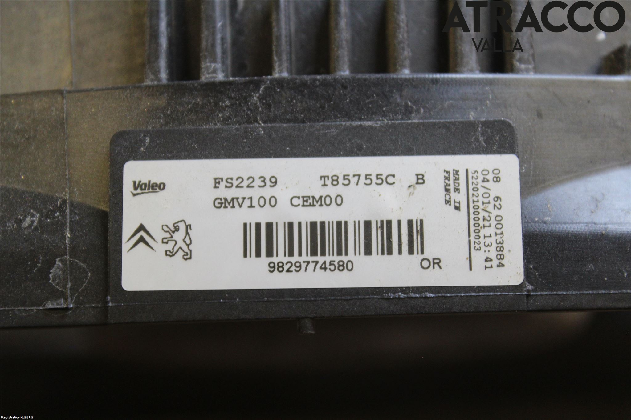 Citroen COTROEN C3 17-24 Kylfläkt El