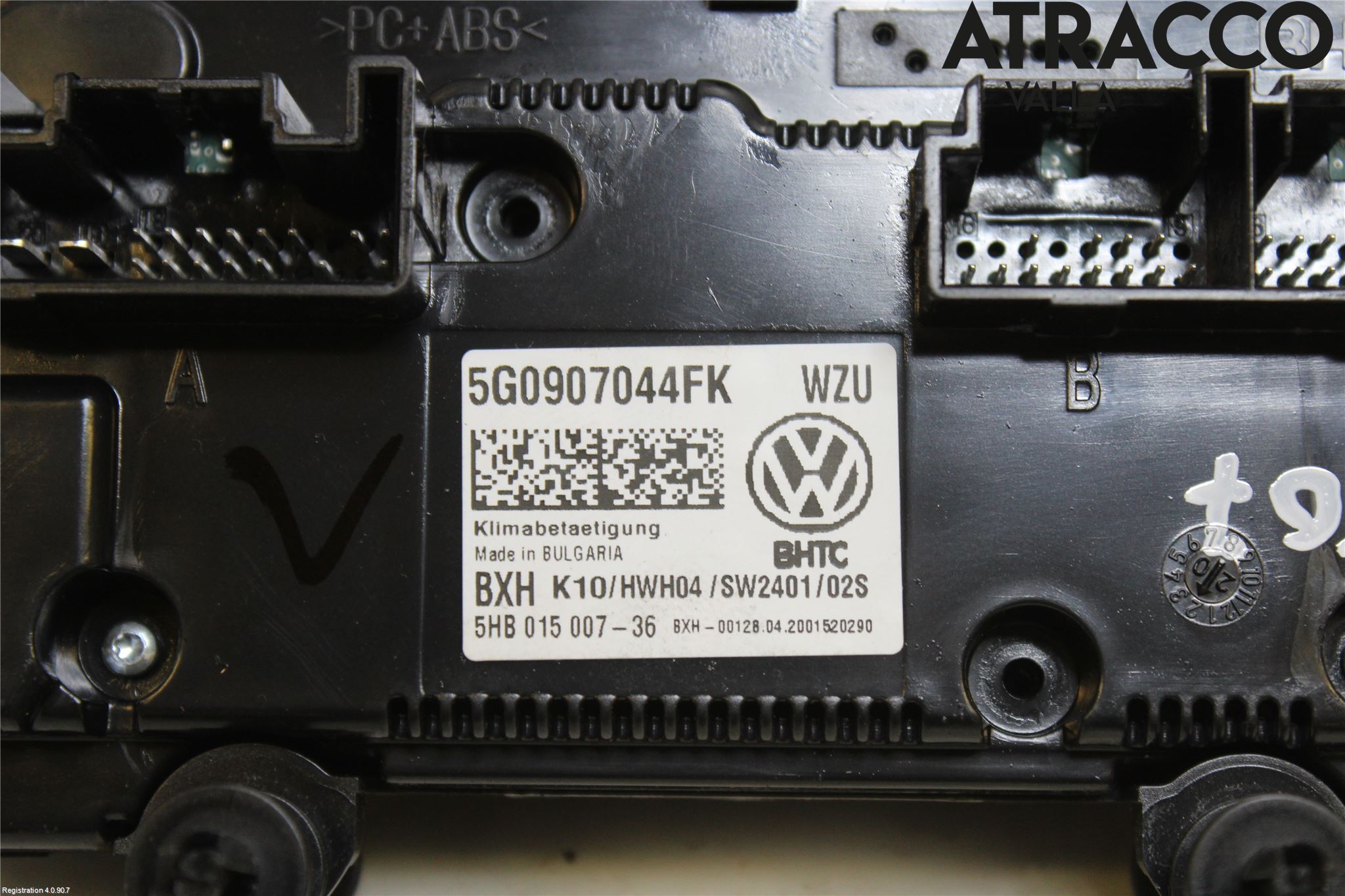 Volkswagen VW PASSAT 15-19 Ac Styrenhet Ac Manöveren