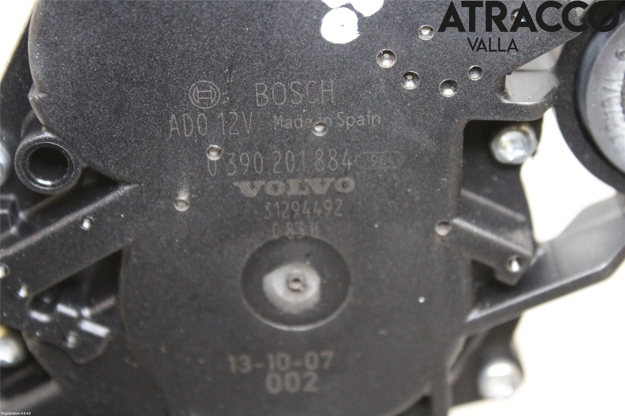 Volvo V60 14-18 Torkarmotor Baklucka