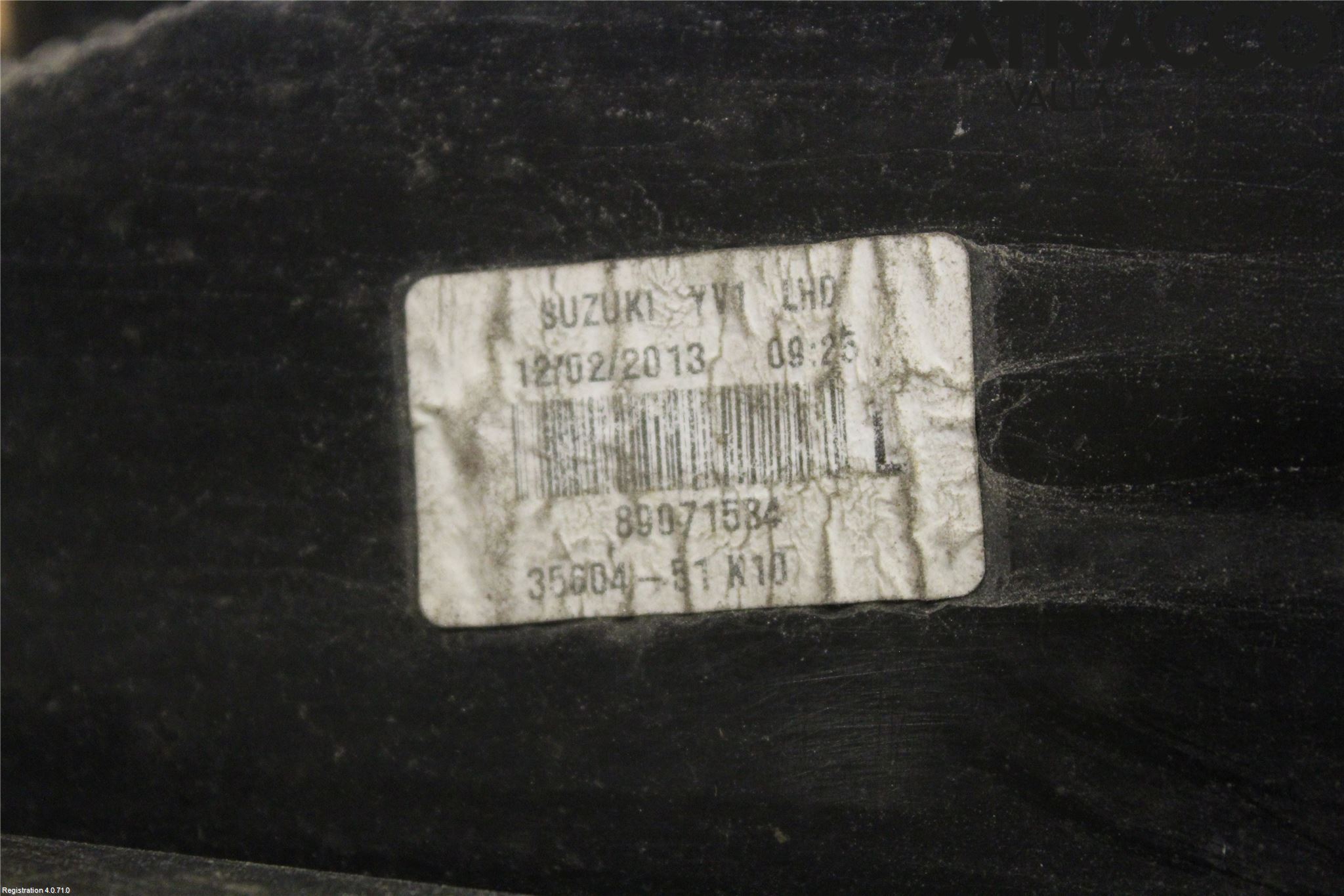 Suzuki SPLASH Bakljus Vänster