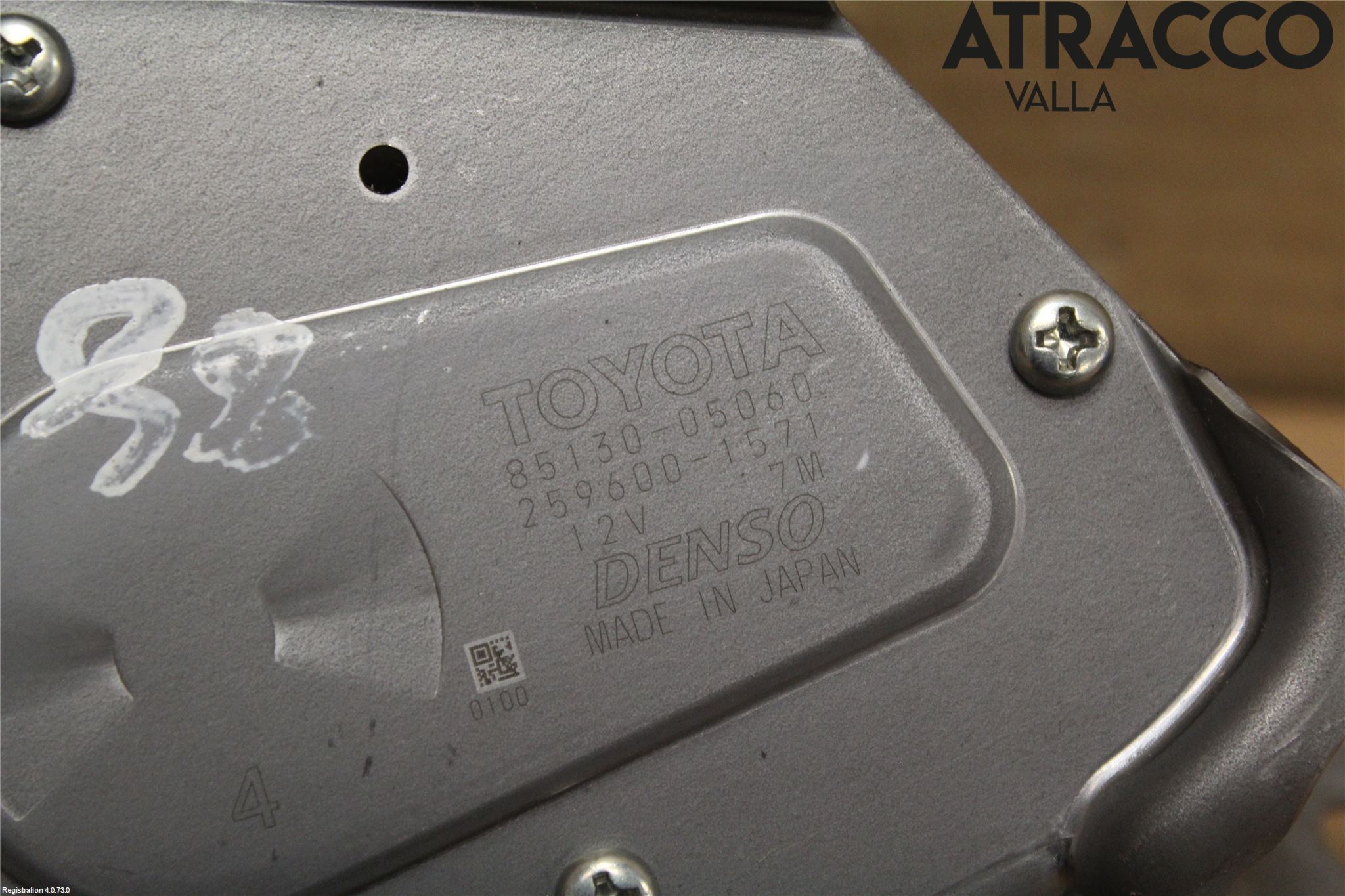 Toyota AVENSIS 09-15 Torkarmotor Baklucka