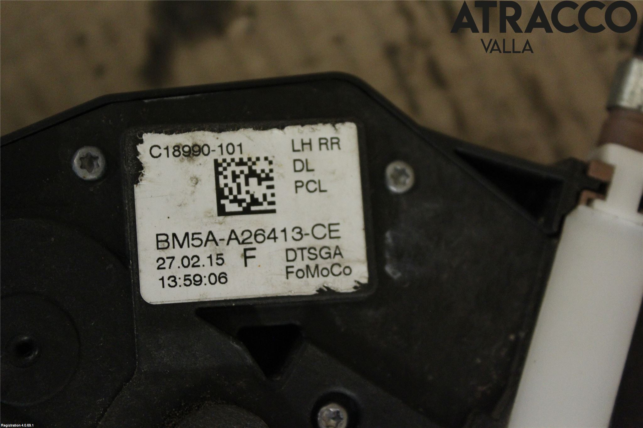 Ford MONDEO 15-22 Låskista-Dörrlås