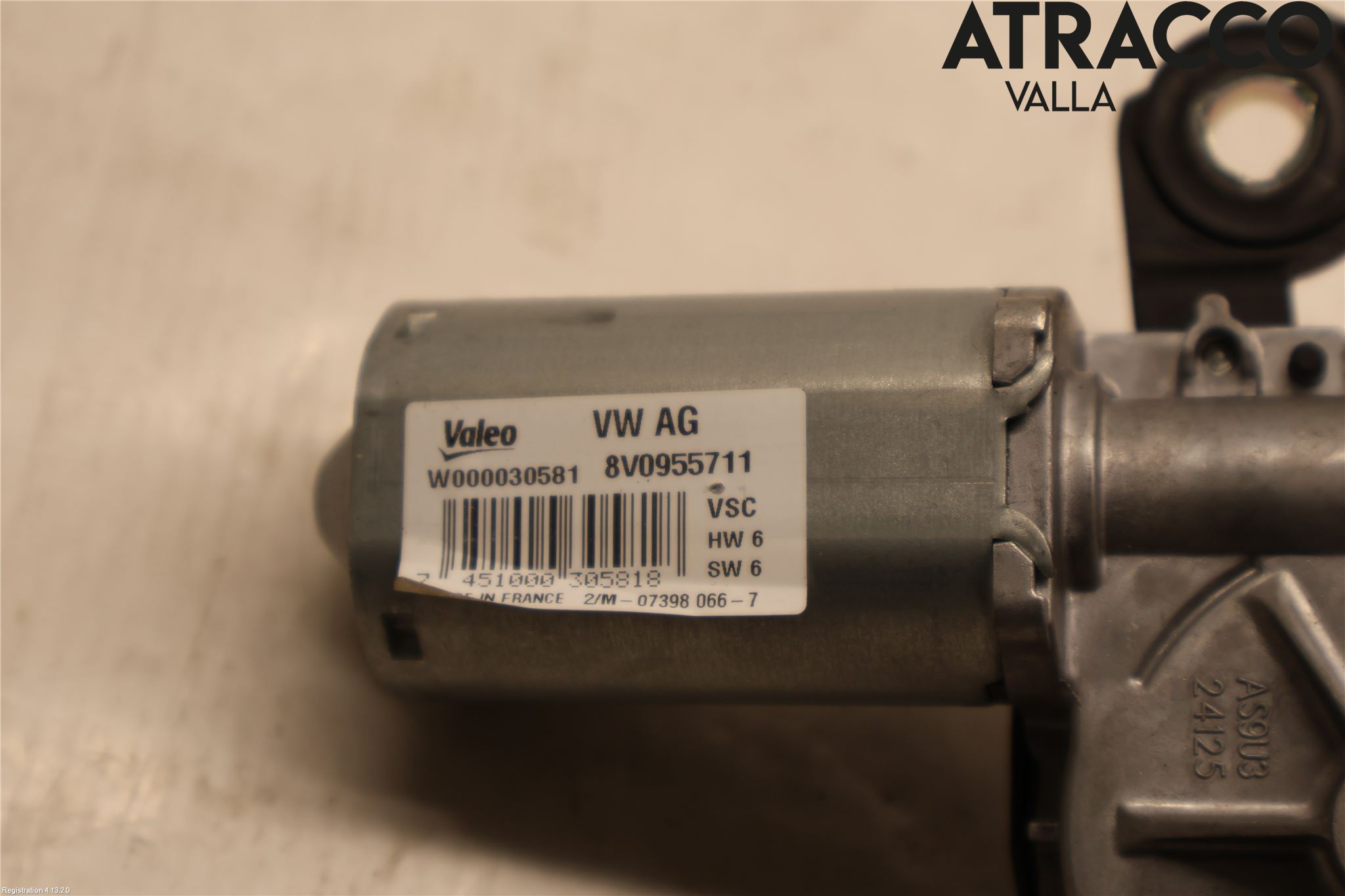 Audi Q2/SQ2 17- Torkarmotor Baklucka