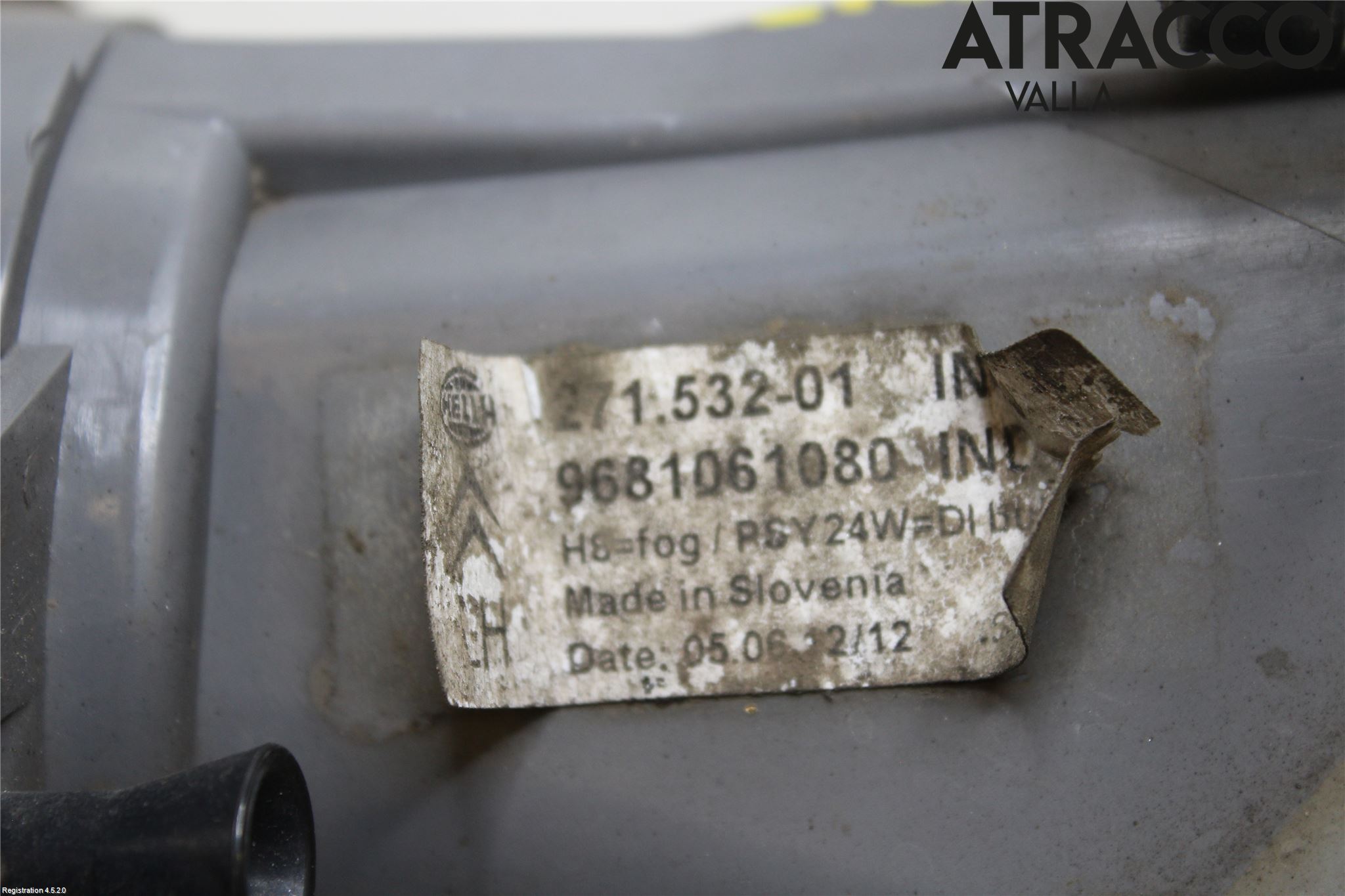 Citroen C5 08-17 Dimljus-Varselljus Fram