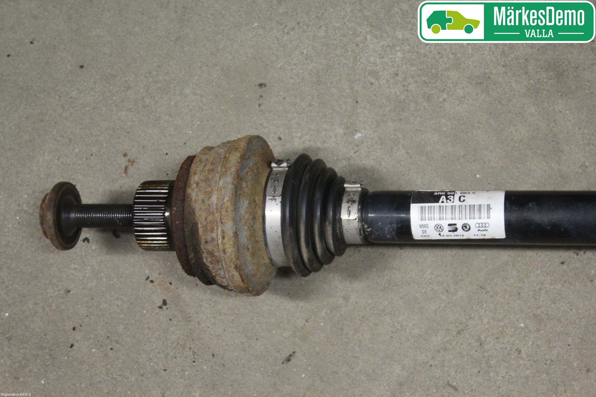 Audi A6 ALLROAD 12-18 Drivaxel Bak Vänster