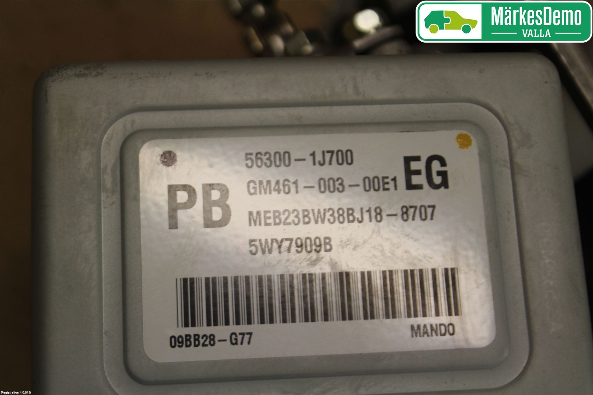 Hyundai i20 PB 09-14 Rattaxelagg Med Inb Servo