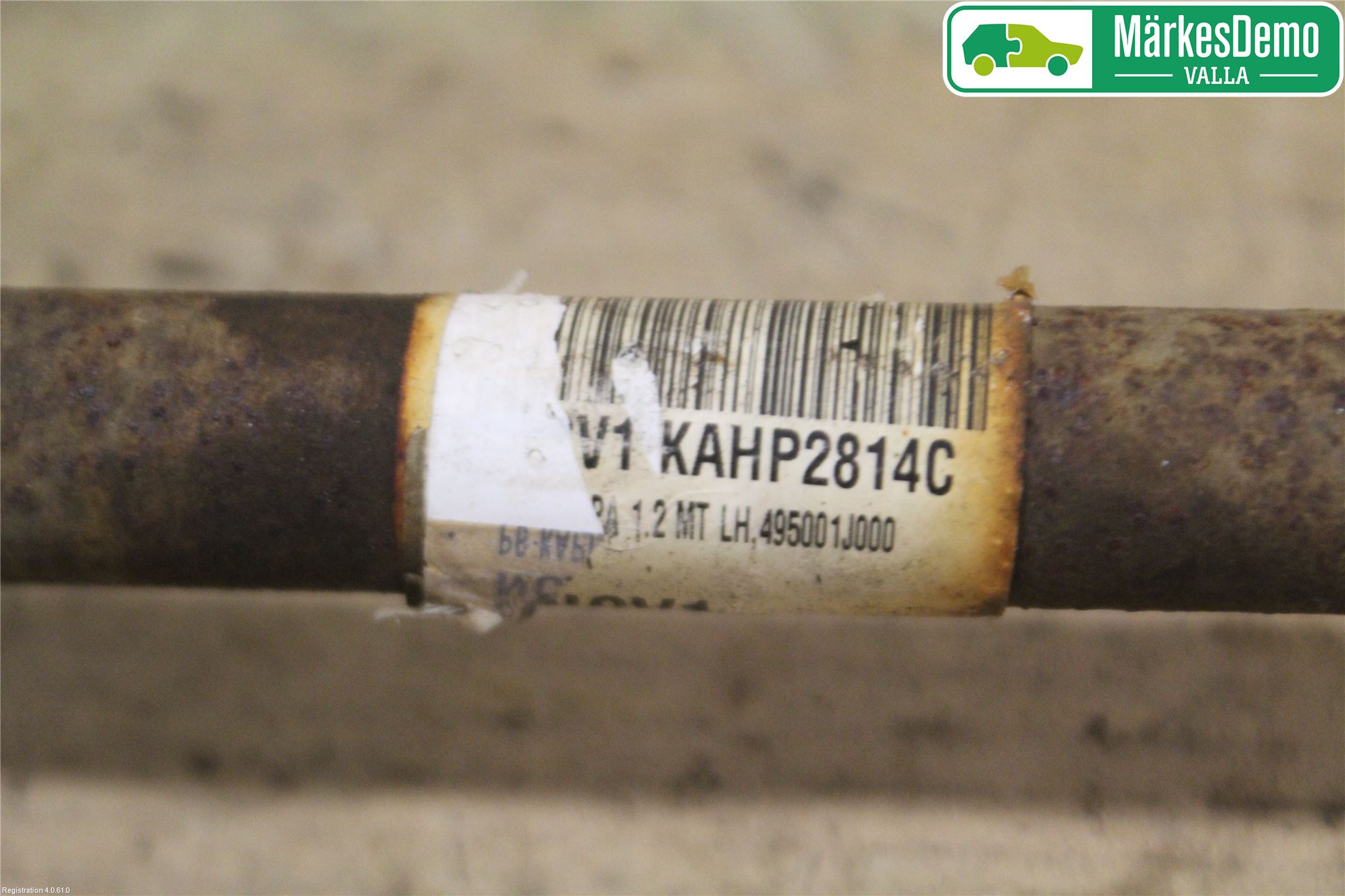 Hyundai i20 PB 09-14 Drivaxel Fram Vänster