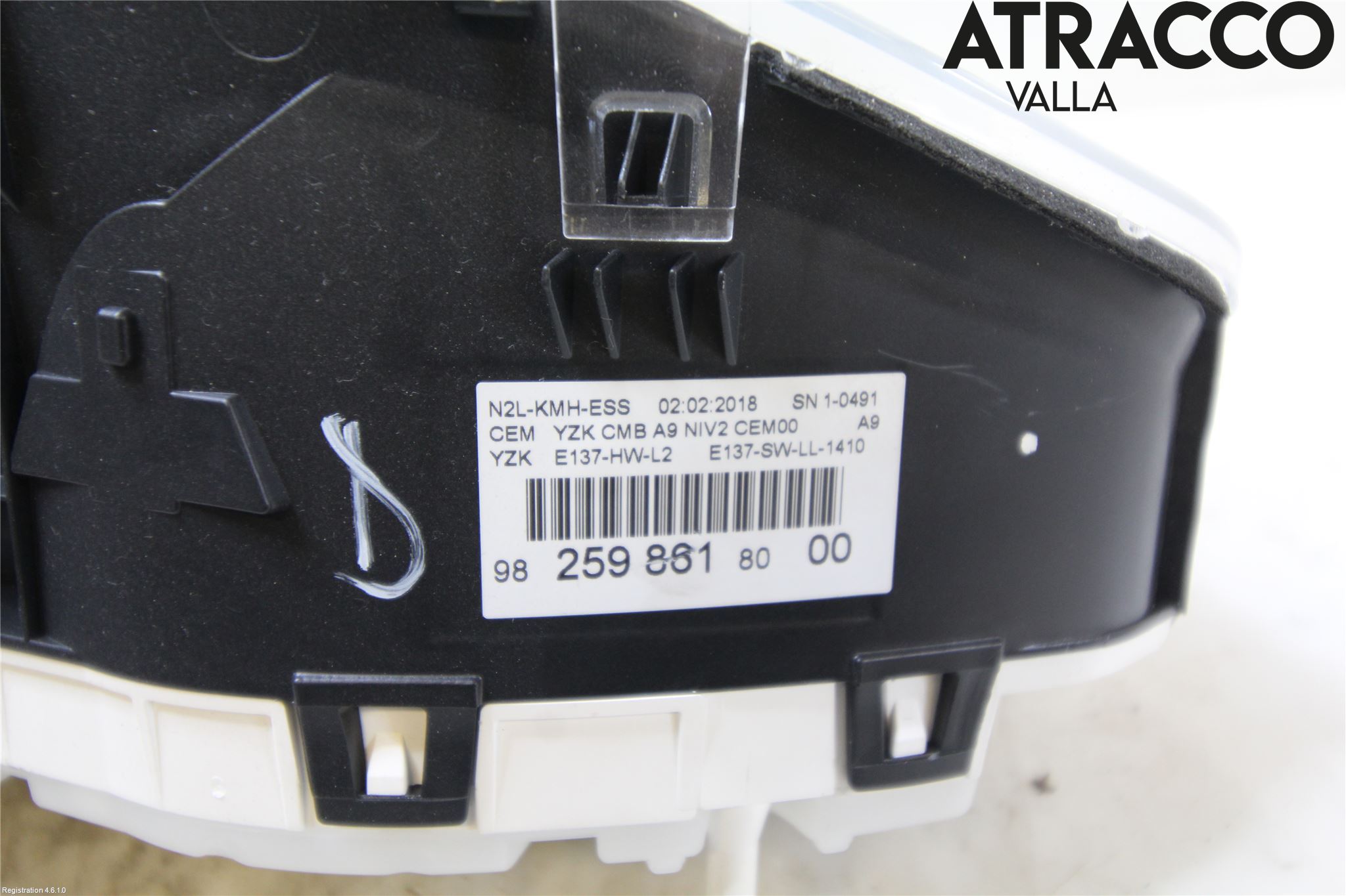Peugeot PEUGOT 208 16-19 Instrument Komb
