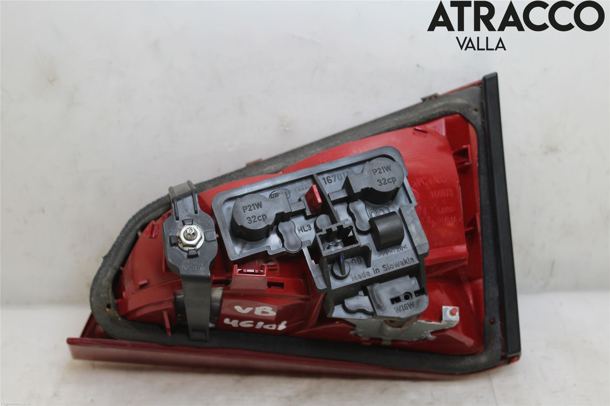 Audi A4/S4 08-11 Bakljus Lucka Vä