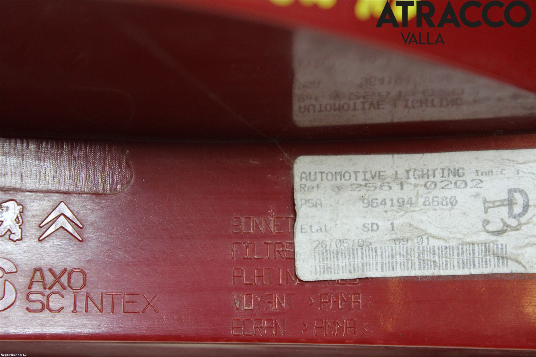 Peugeot 407 Bakljus Höger