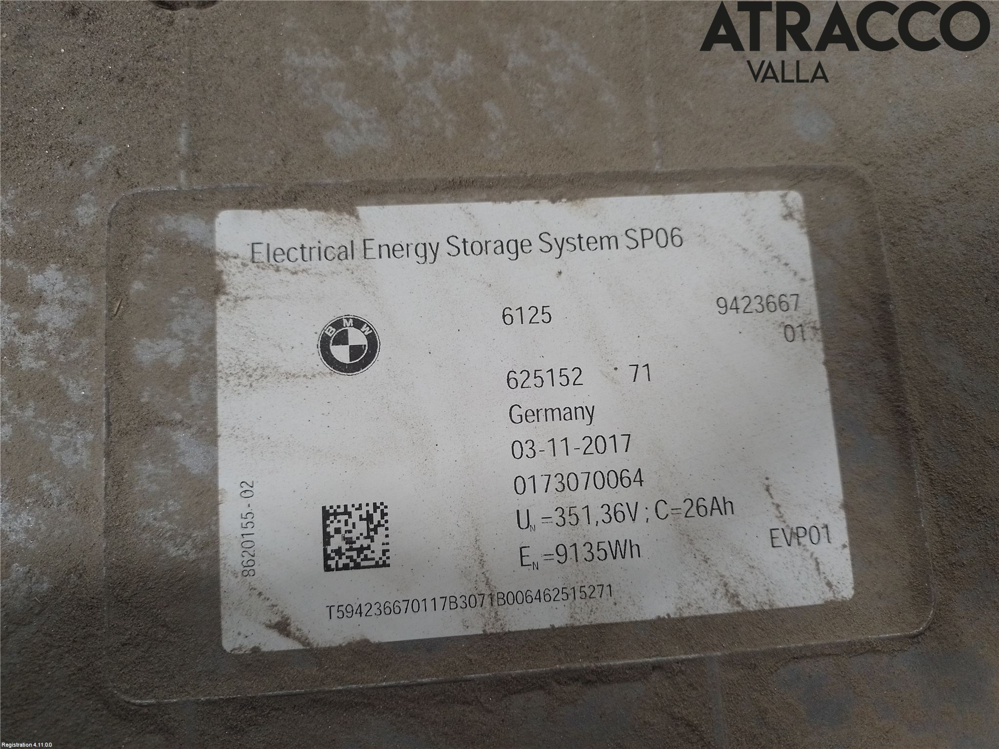 BMW 5 G30/G31/F90 17-23 Batteri Högspänning