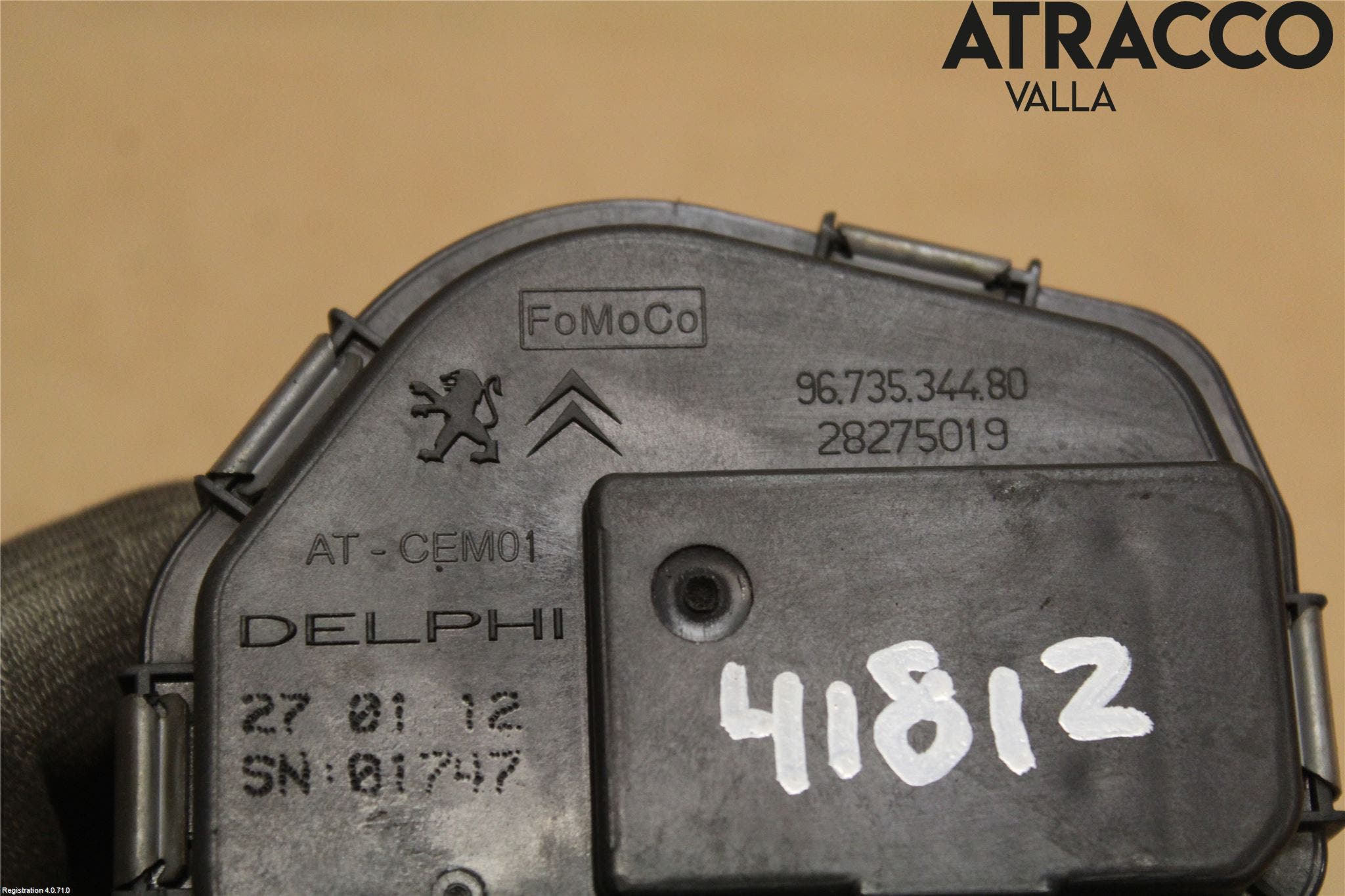 Peugeot 508 11-18 Injspjällhus