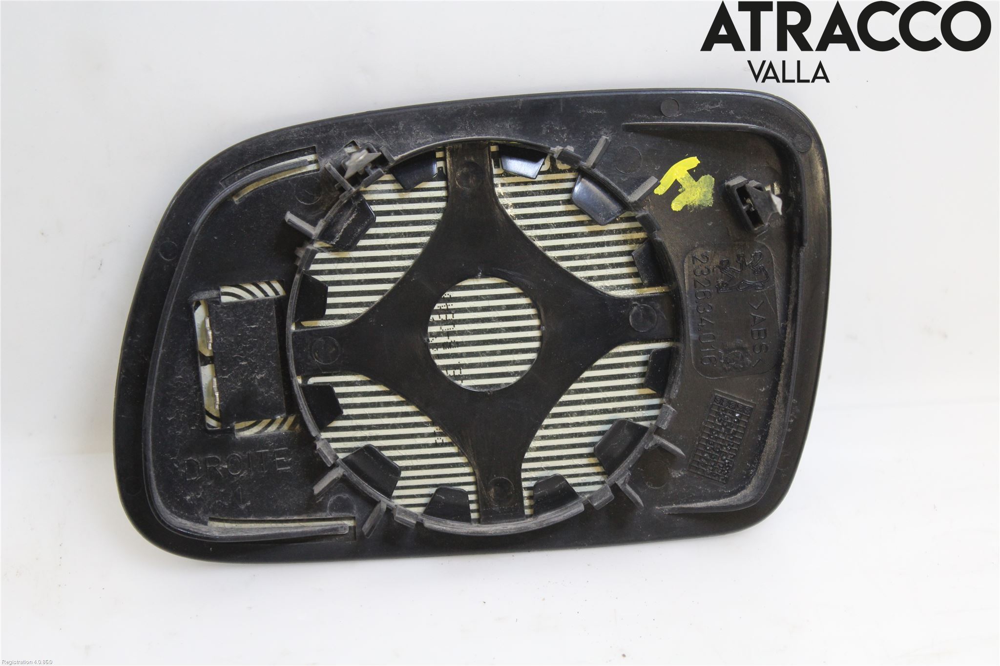 Peugeot 407 Spegelglas Hö