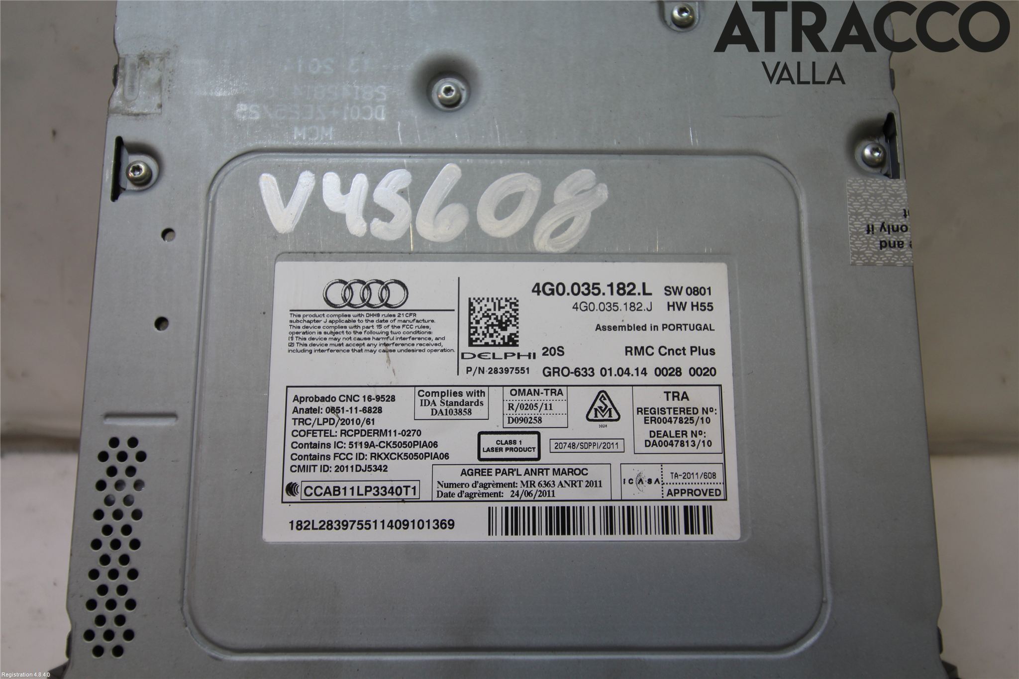 Audi A6/S6 4G 11-18 Cd Radio - Multimediapanel