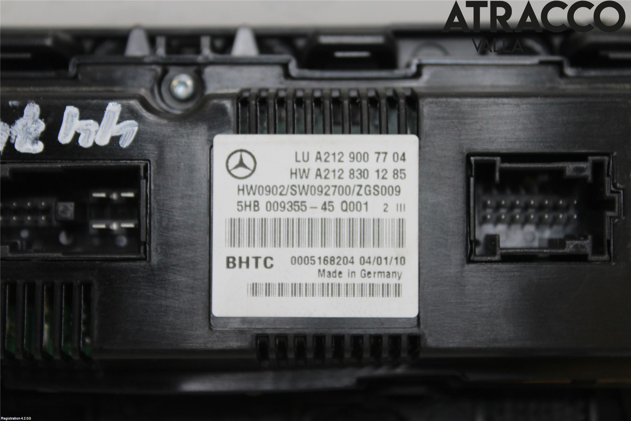 Mercedes-Benz MB E-KLASS (W212) 09-16 Ac Styrenhet Ac Manöveren