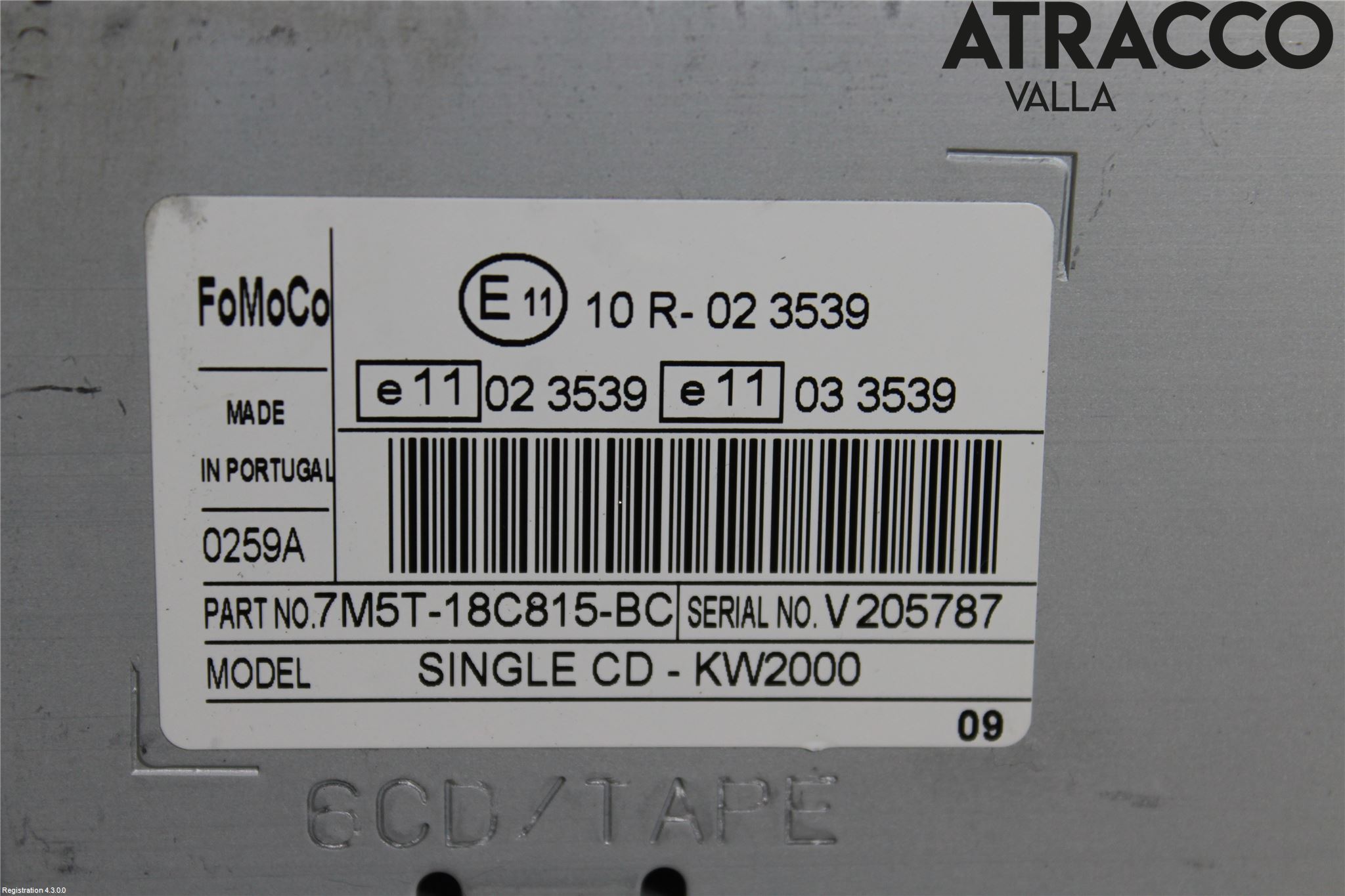 Ford FOCUS 08-11 Cd Radio - Multimediapanel