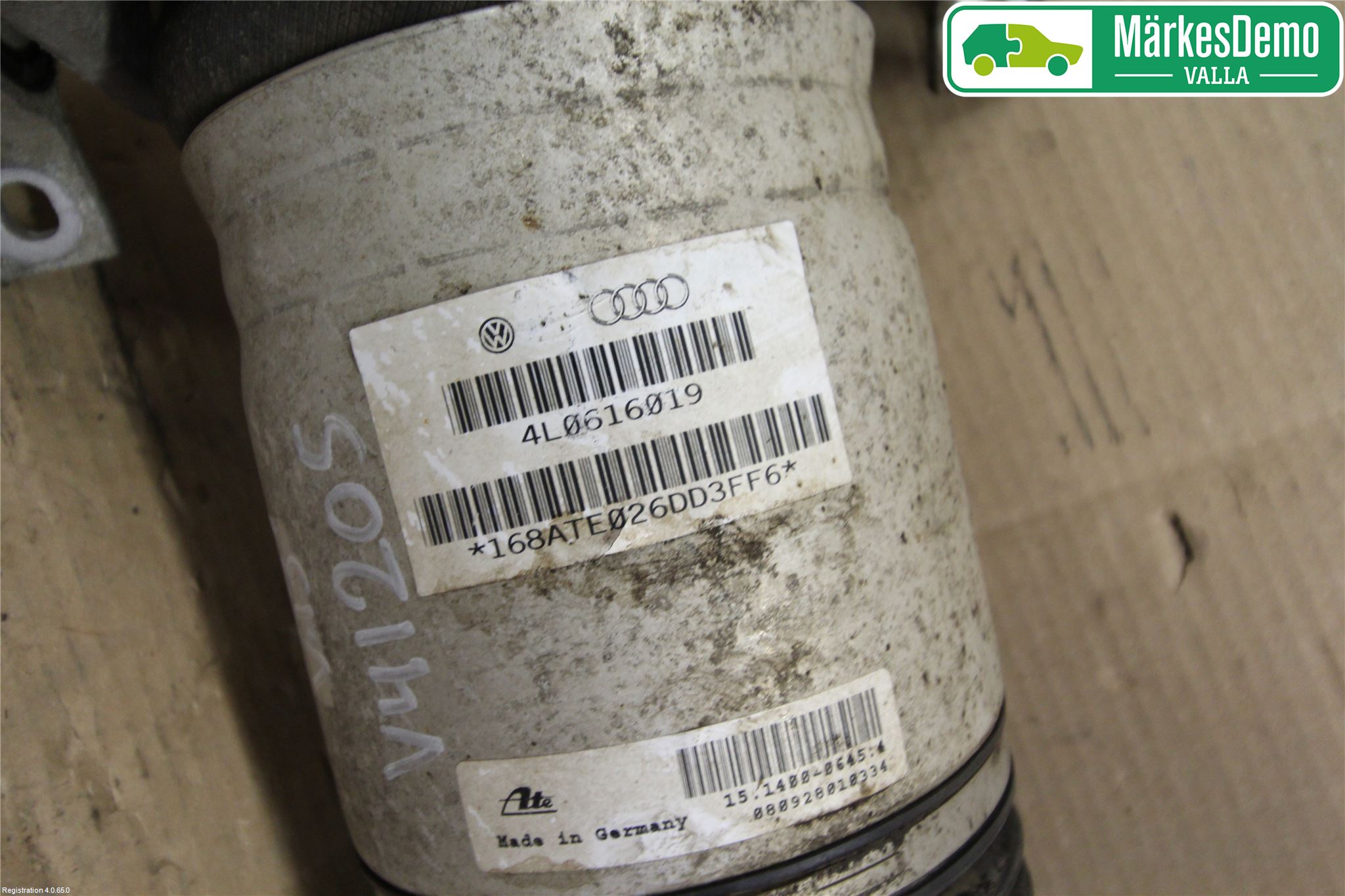 Audi Q7/SQ7 Fjäderben Bak Vänster