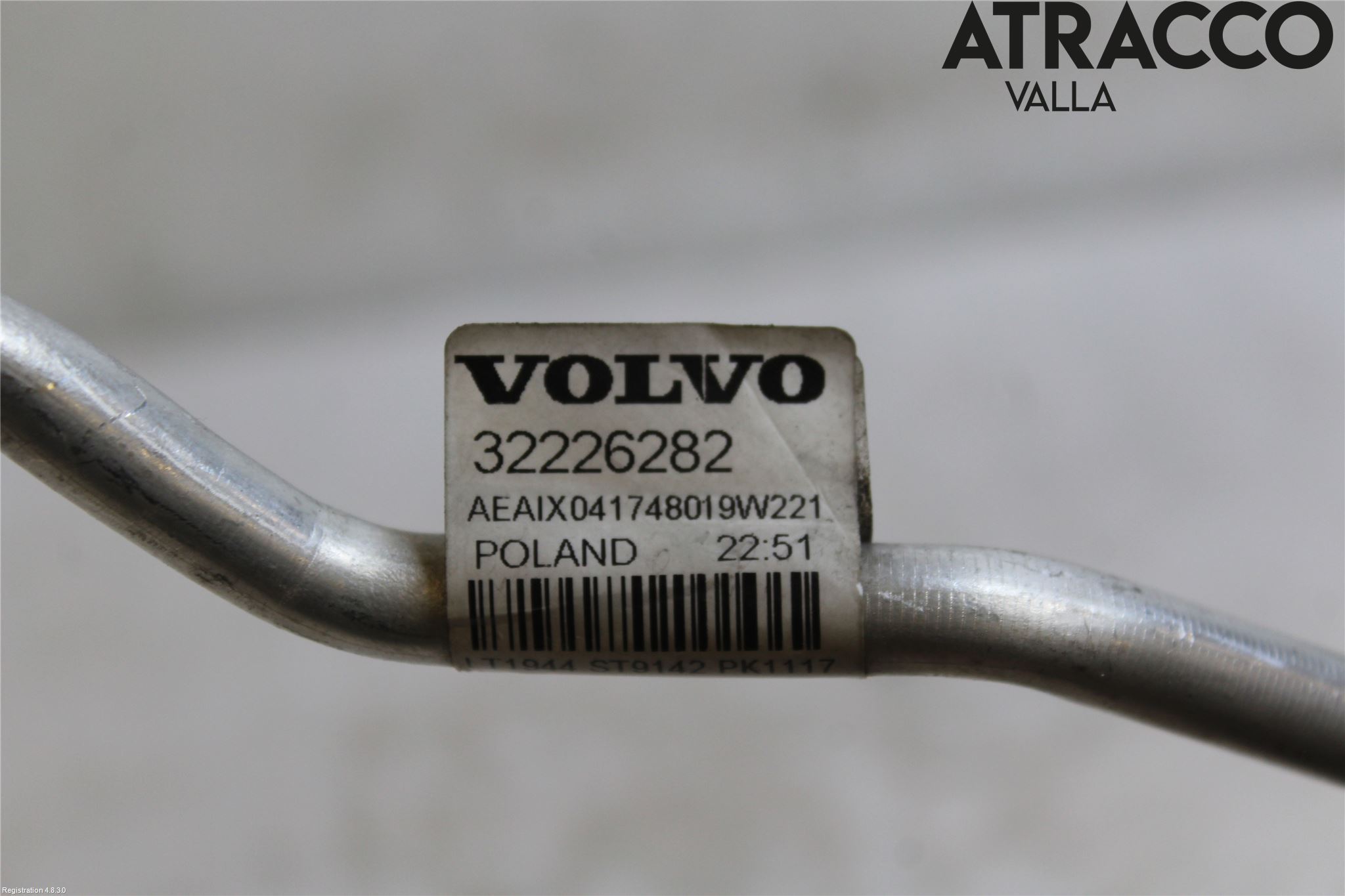 Volvo XC60 18- Ac Slang-Rör