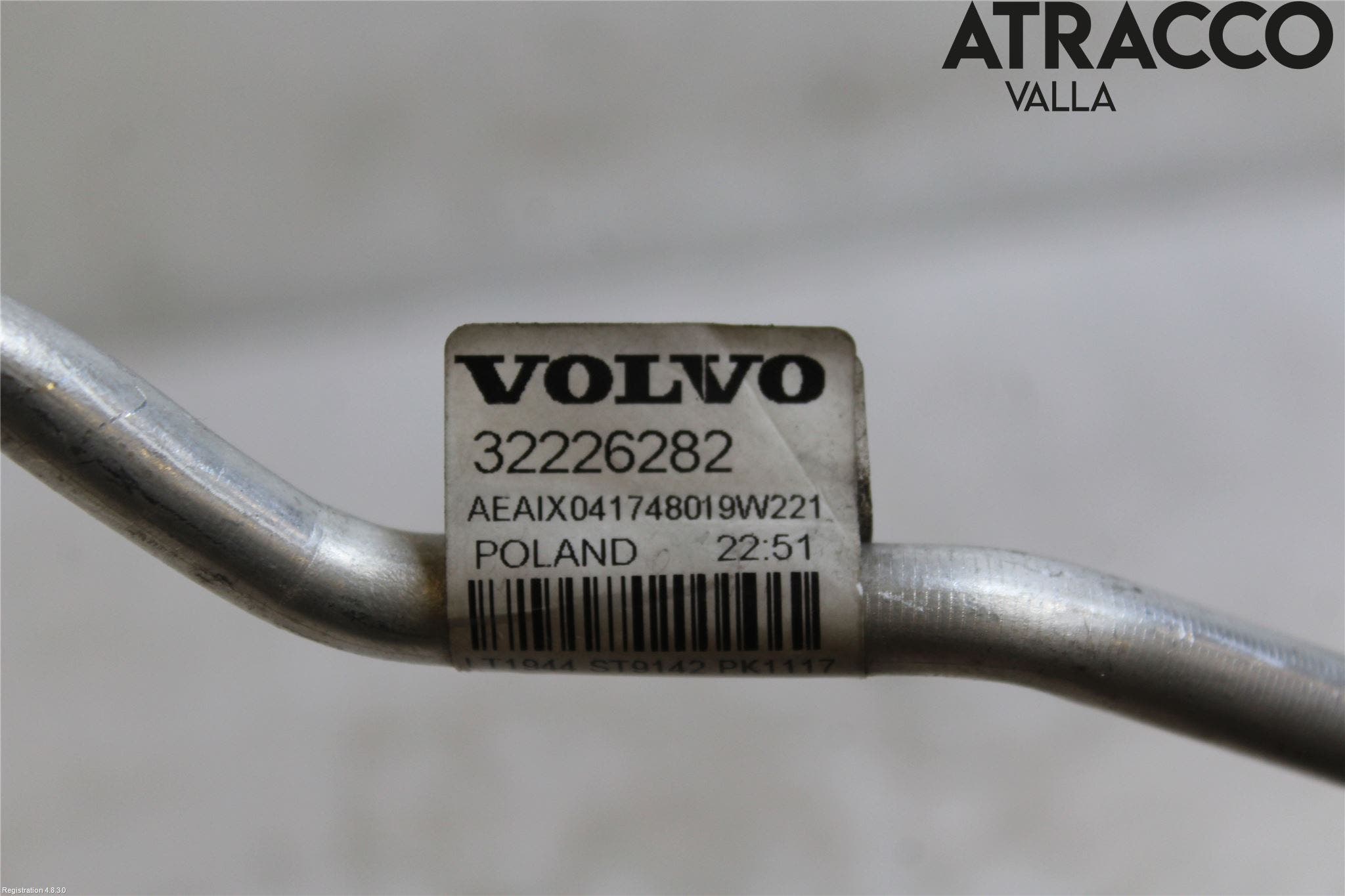 Volvo XC60 18- Ac Slang-Rör
