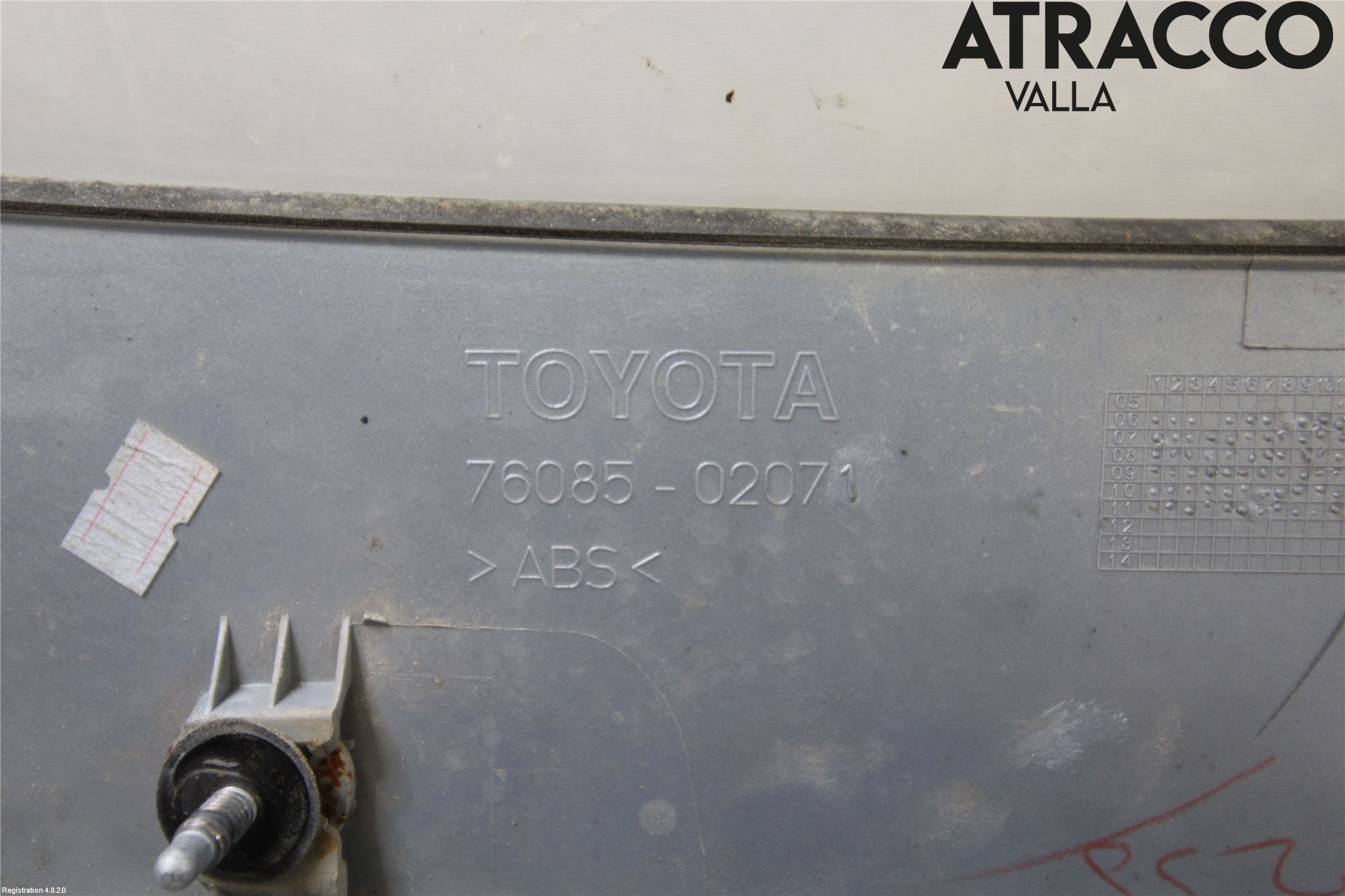 Toyota AURIS 10-12 Spoiler Baklucka