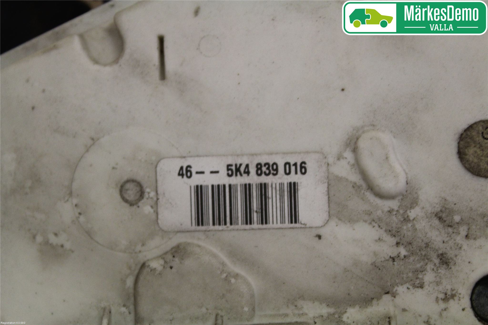 Volkswagen VW POLO 10-17 Låskista-Dörrlås