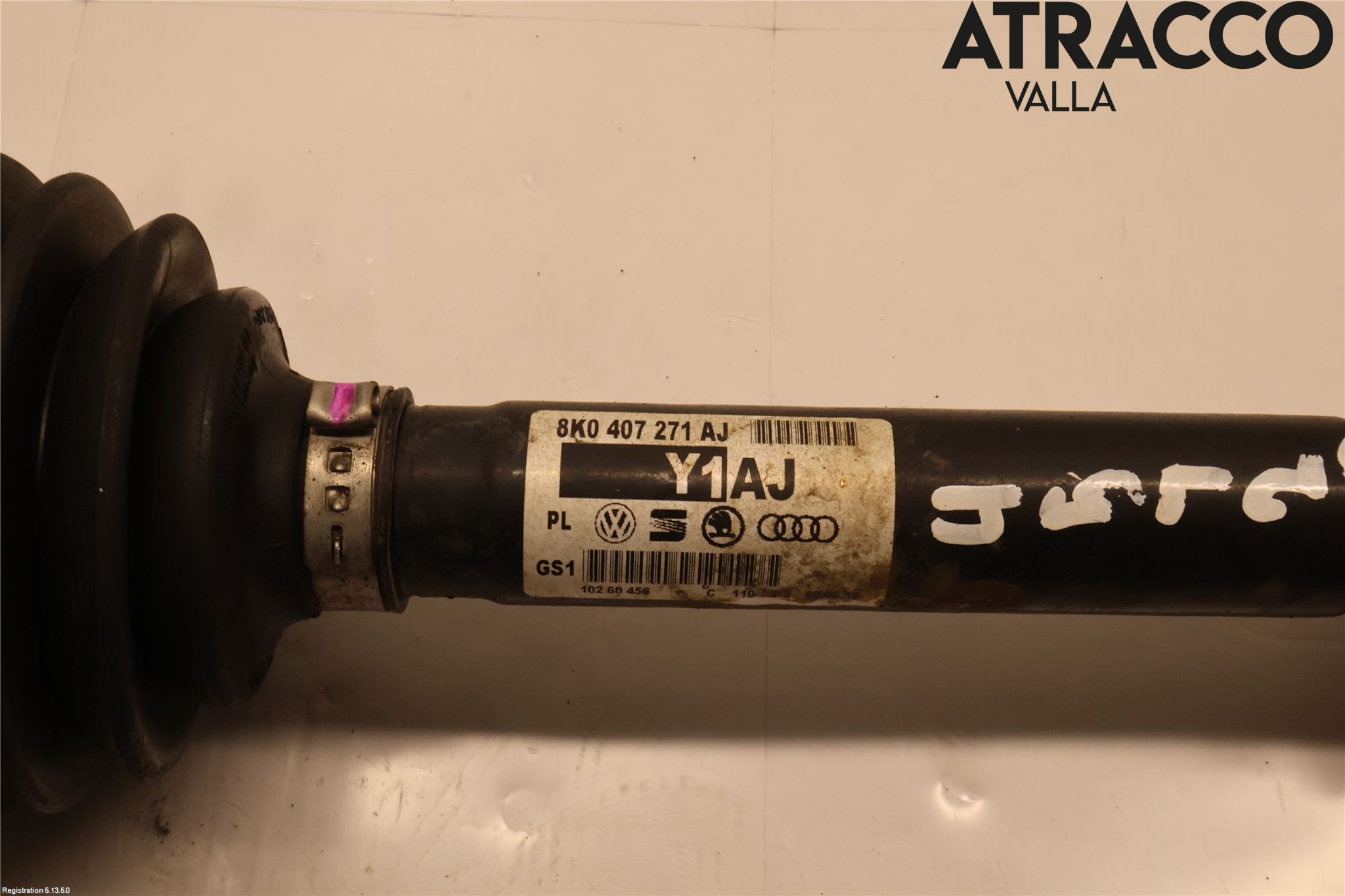 Audi A5 07-16 Drivaxel Fram Höger