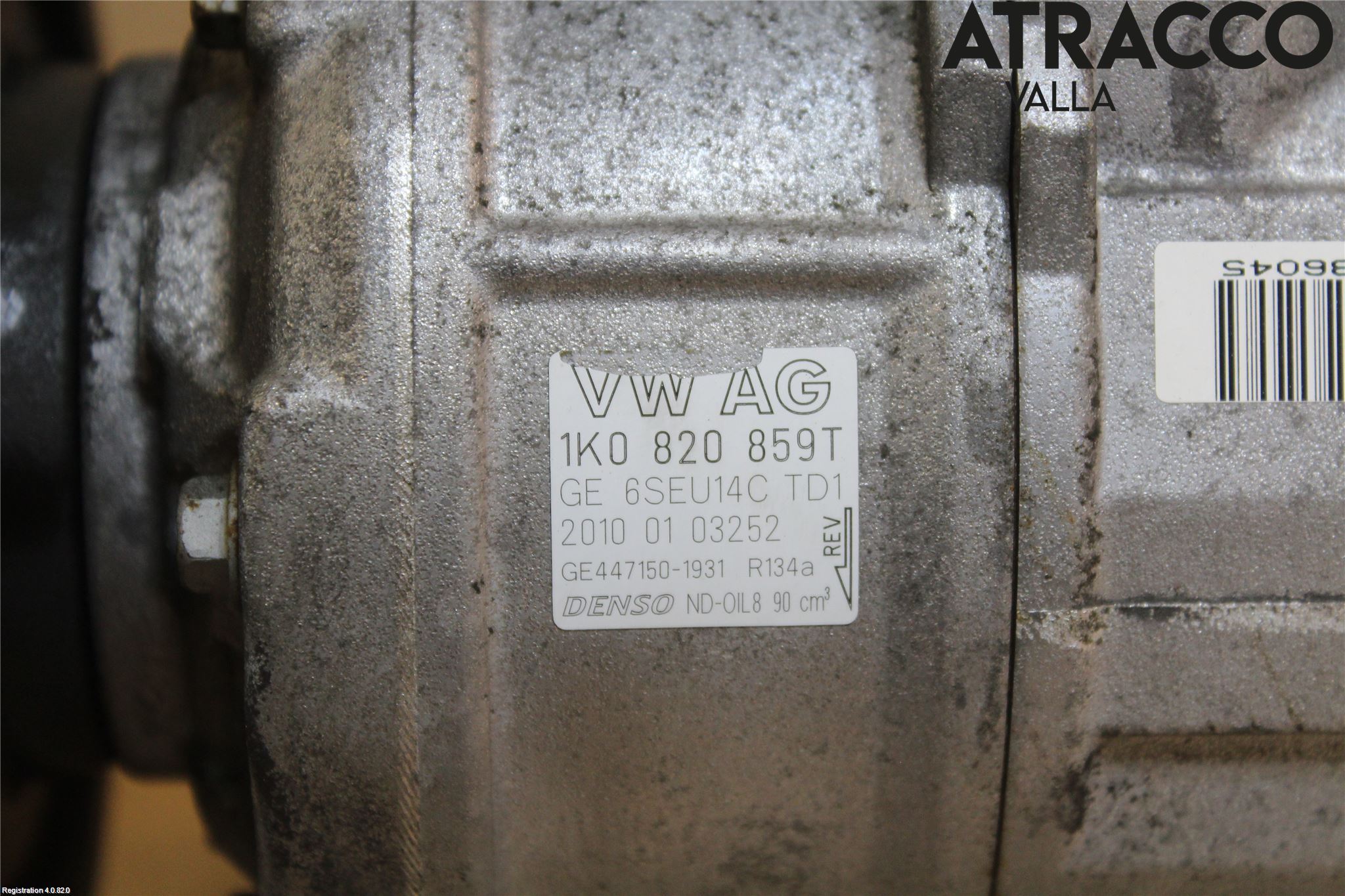 Volkswagen VW GOLF VI 09-13 Ac Kompressor