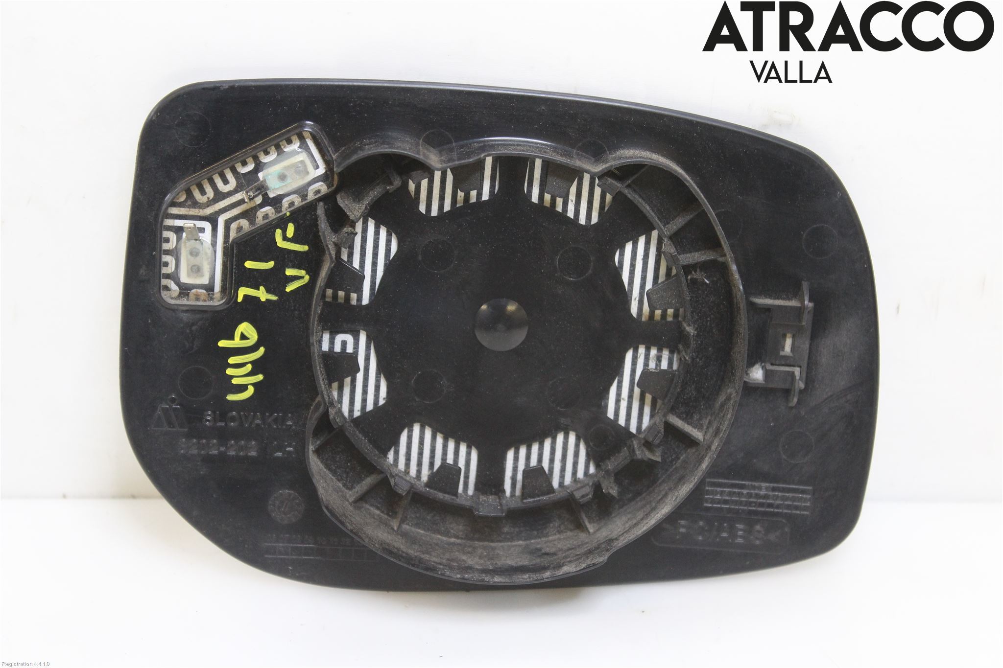 Toyota AURIS 07-09 Spegelglas Vä