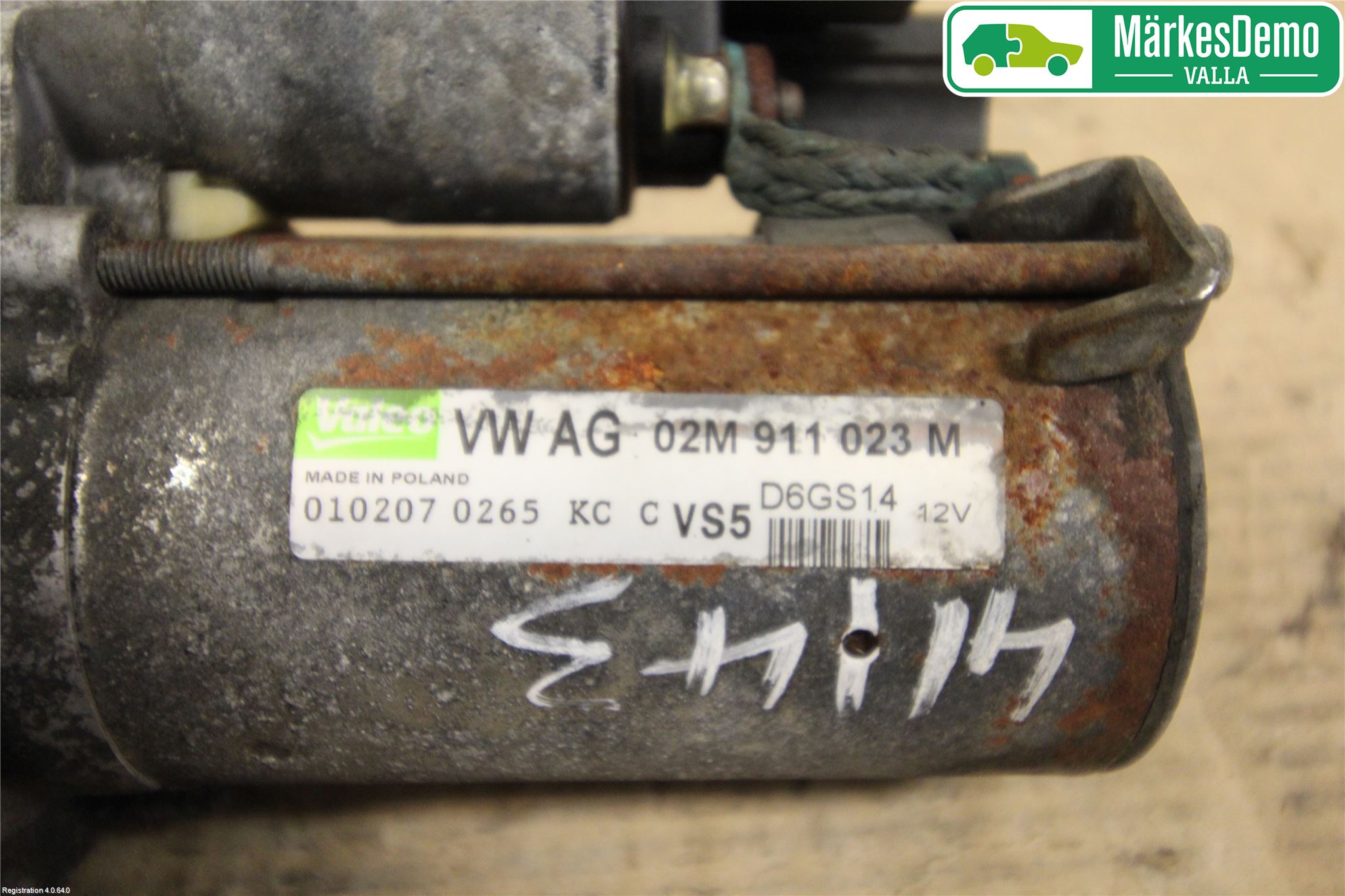 Volkswagen VW PASSAT 05-11 Startmotor