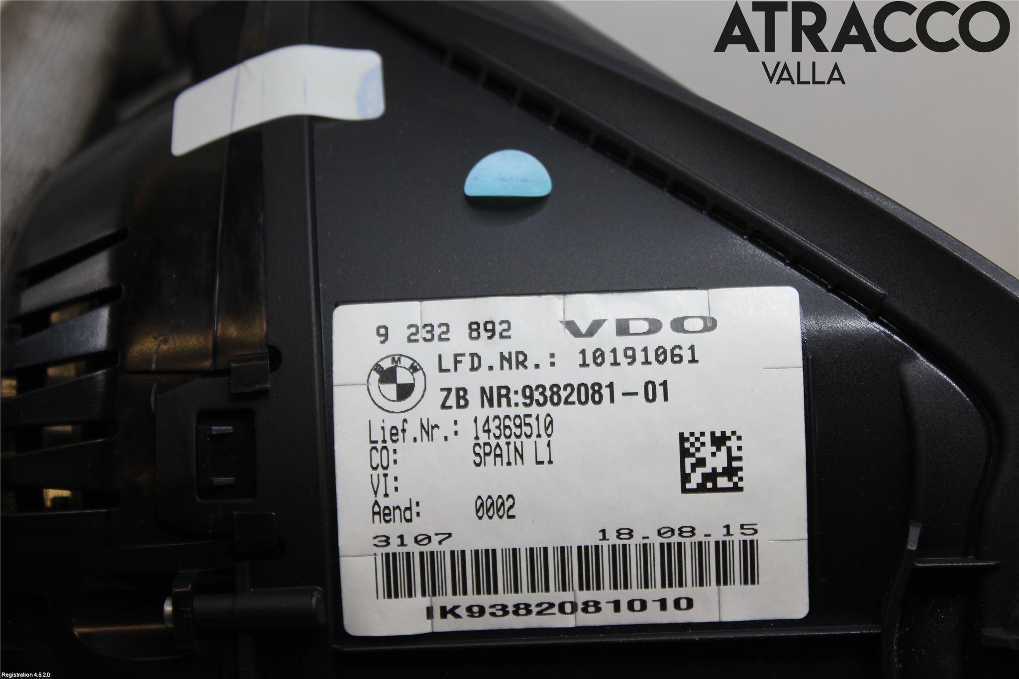 BMW 1 F20/F21 11-19 Instrument Komb