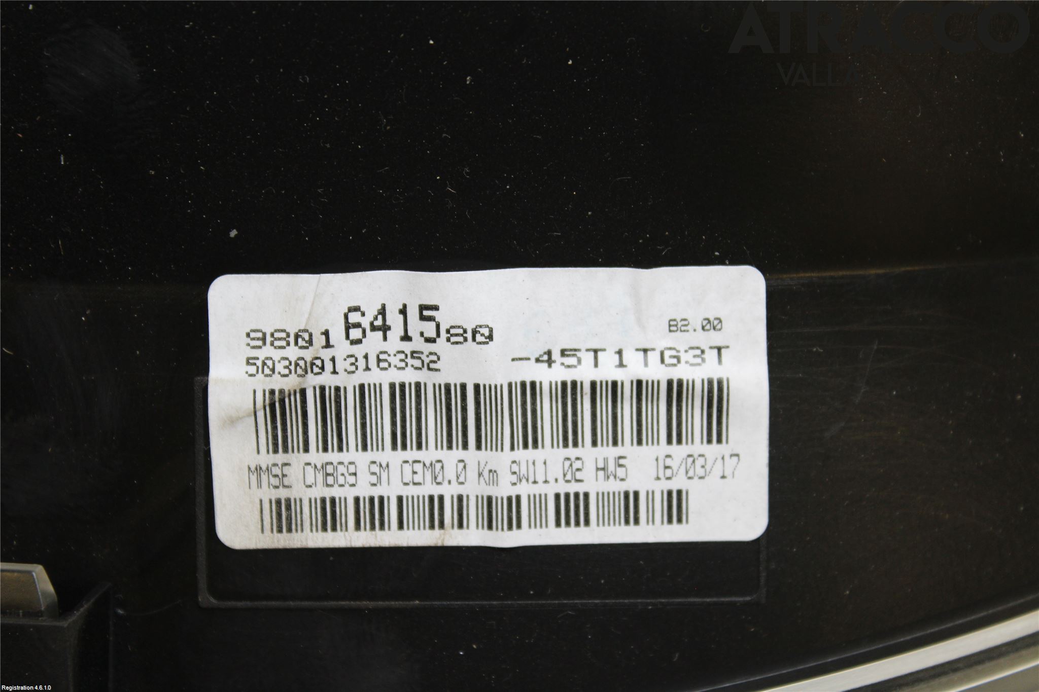 Peugeot PARTNER 16-18 Instrument Komb