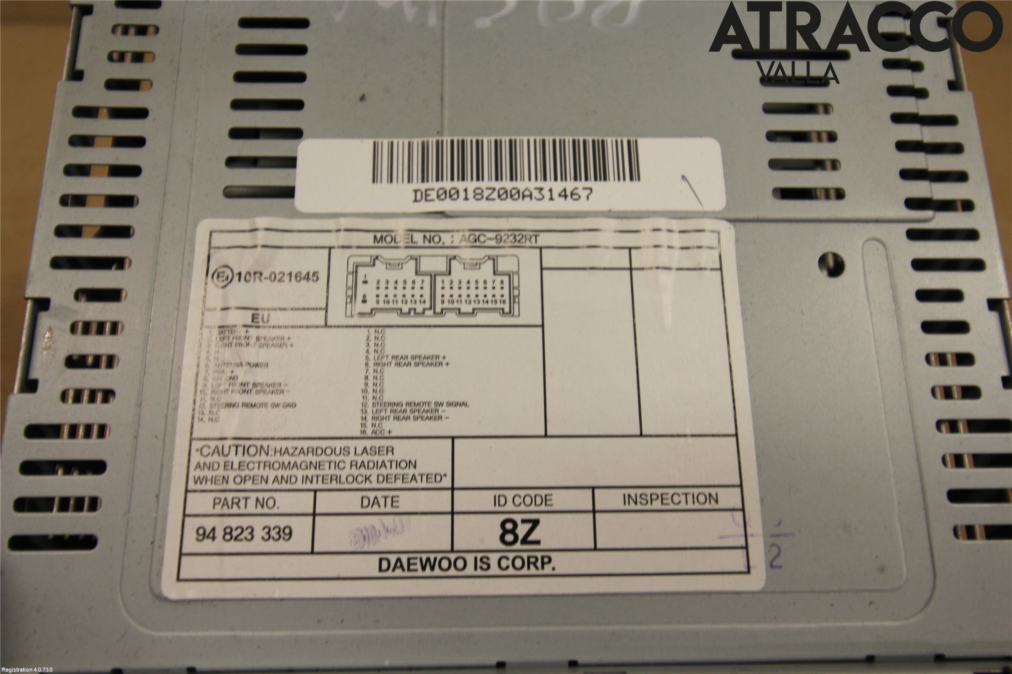 Chevrolet AVEO Cd Radio - Multimediapanel