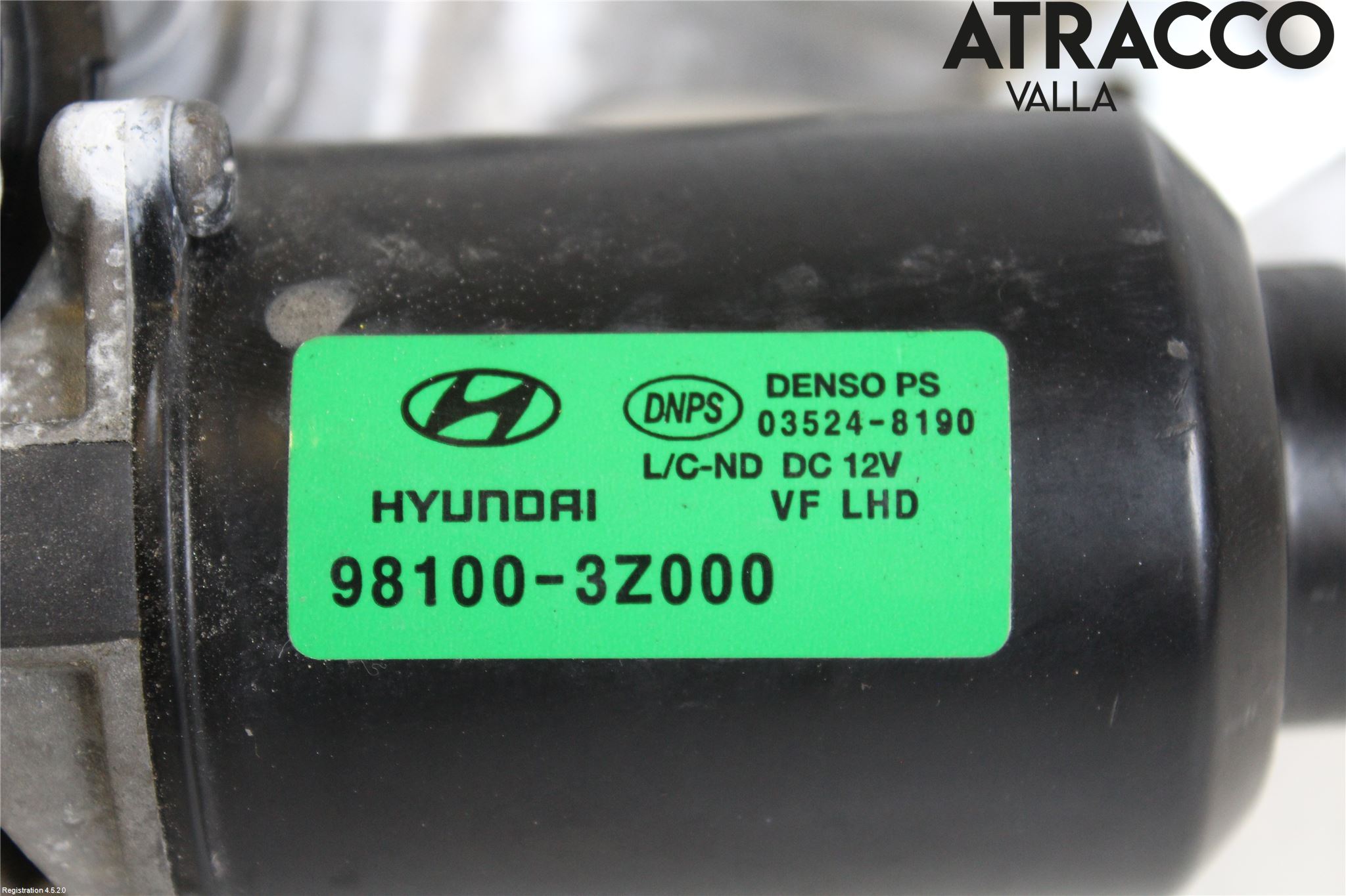 Hyundai i40 16-18 Torkarmekanism Vindruta