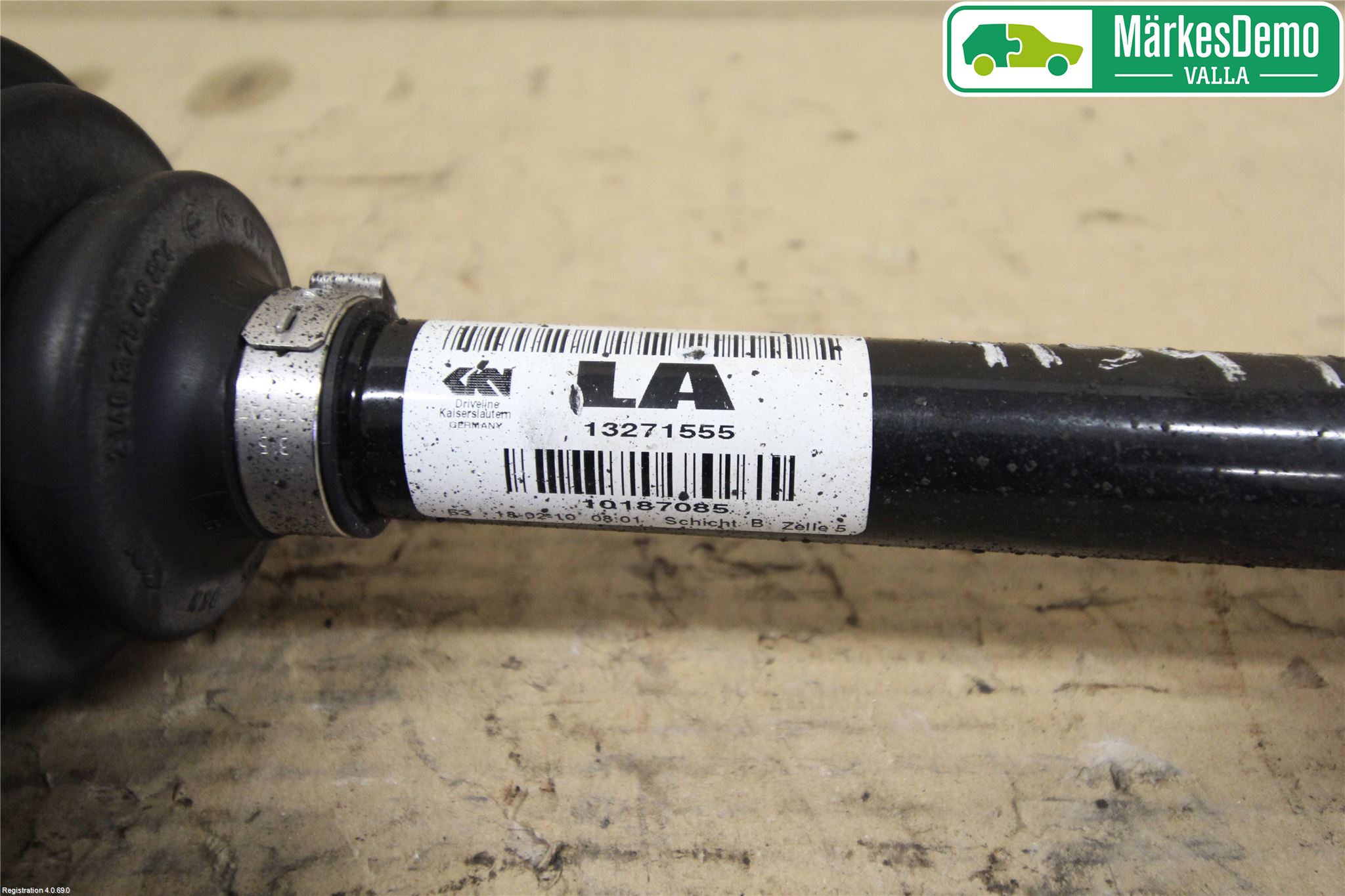 Opel ASTRA J 10-15 Drivaxel Fram Vänster