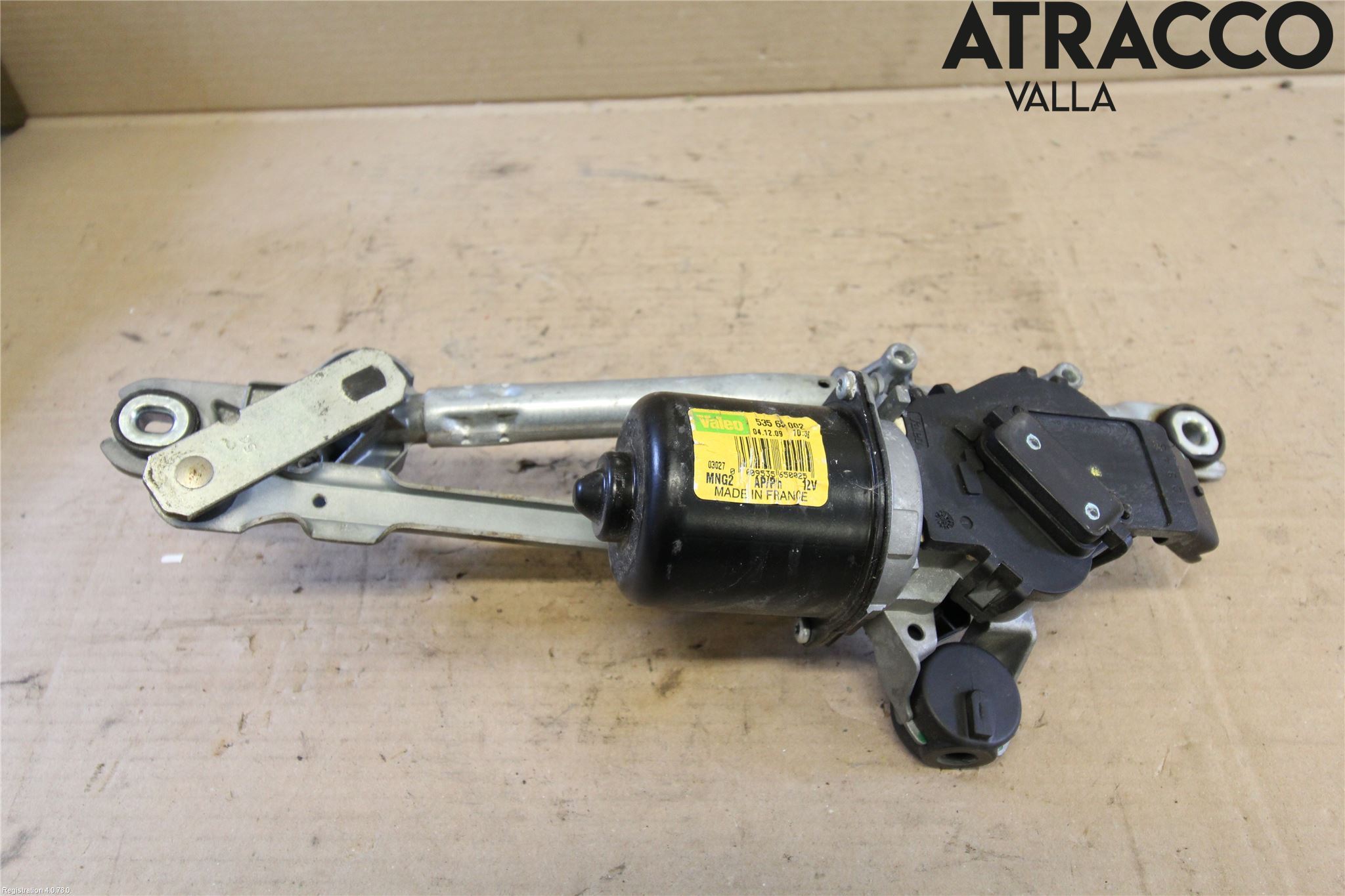 Toyota AYGO 06-14 Torkarmekanism Vindruta