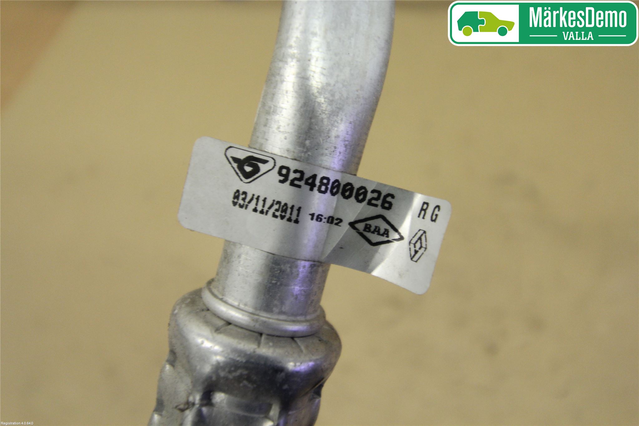 Renault MEGANE III 09-15 Ac Slang-Rör