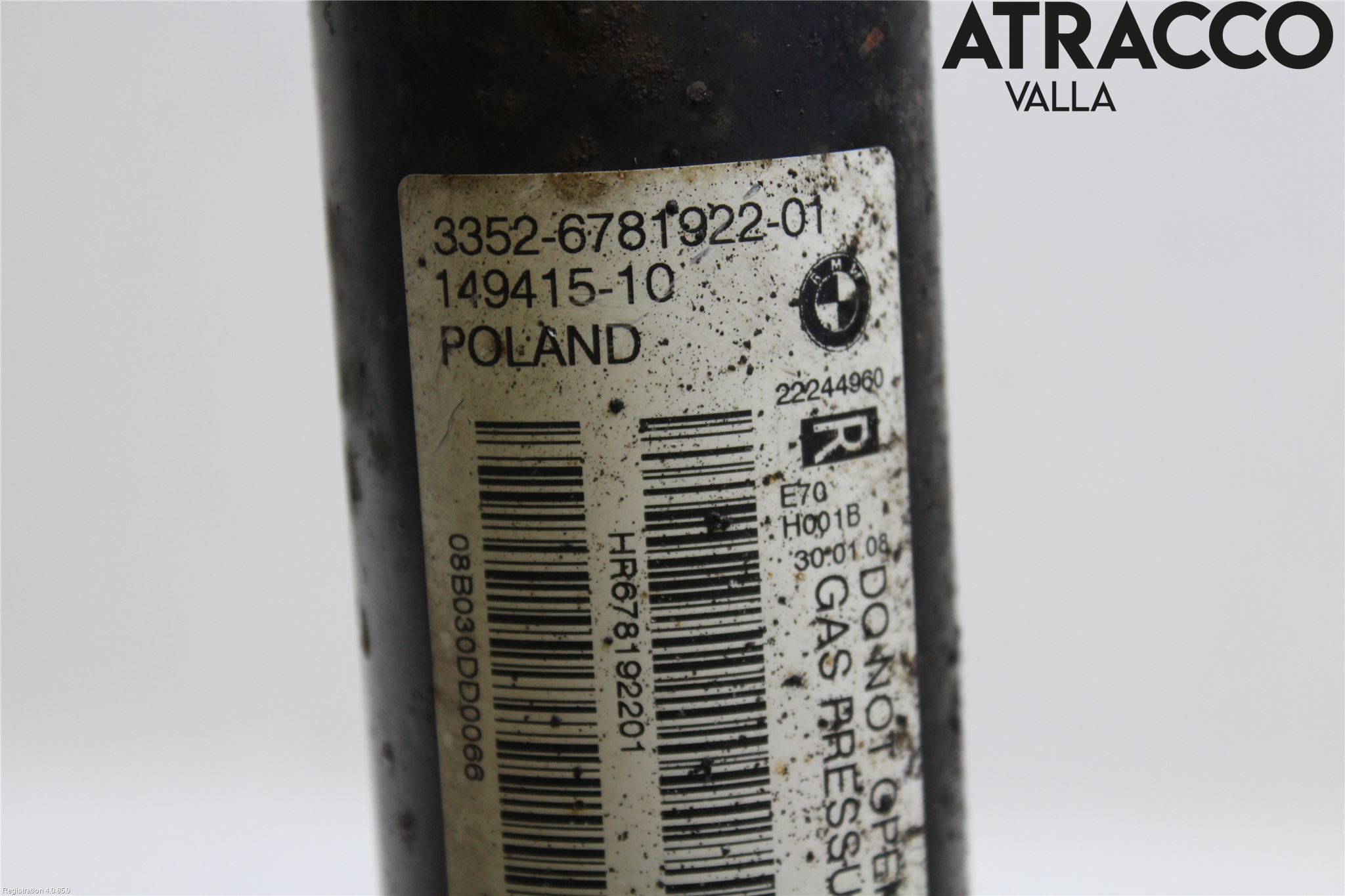 BMW X5 E70 07-13 Stötdämpare Bak