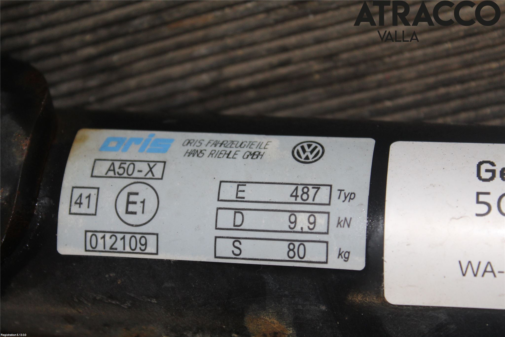 Volkswagen VW GOLF / E-GOLF VII 13-20 Dragkrok