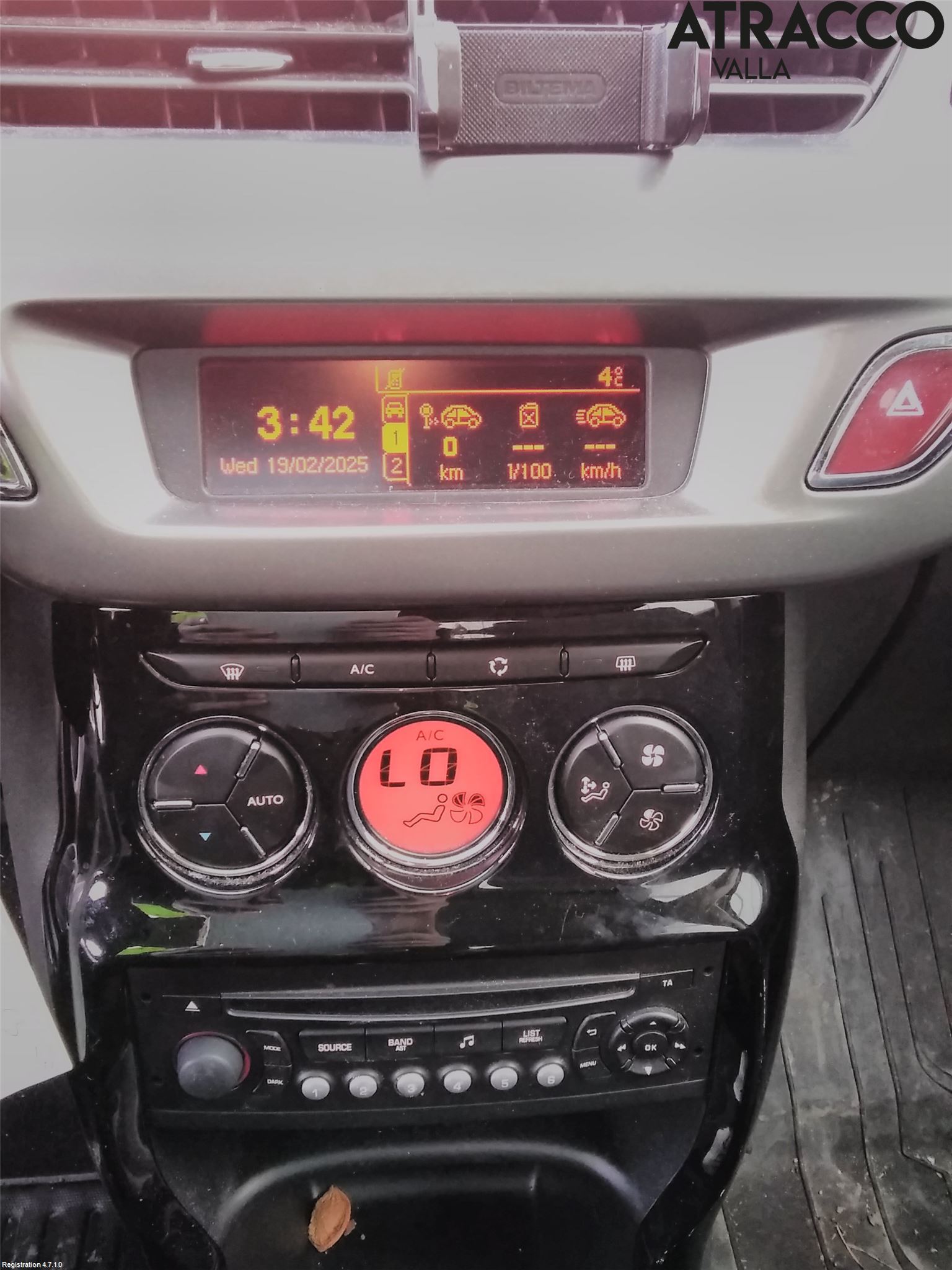 Citroen C3 10-17 Multifunktionsdisplay