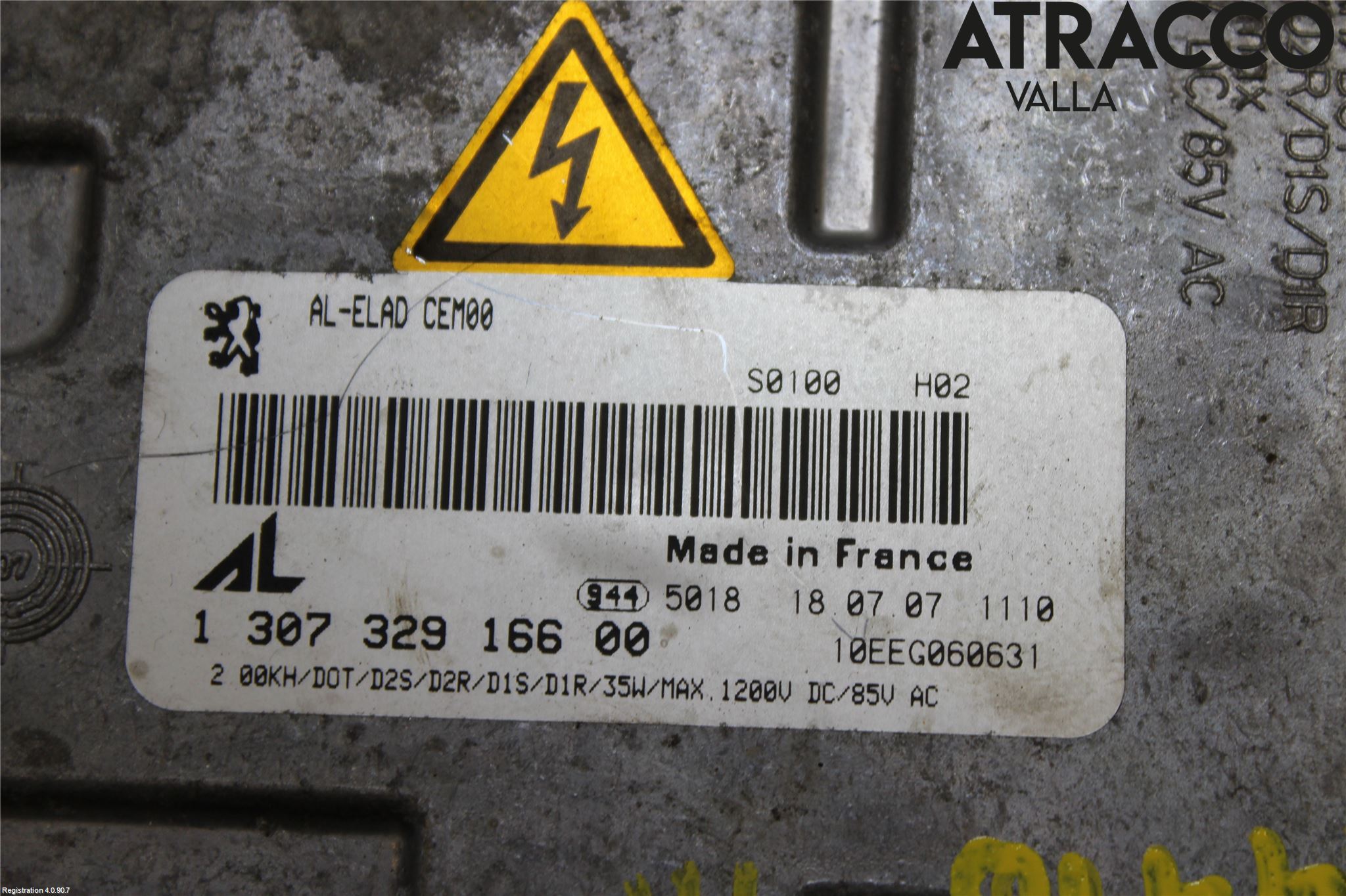 Peugeot 308 08-13 Styrenhet Strålkastare