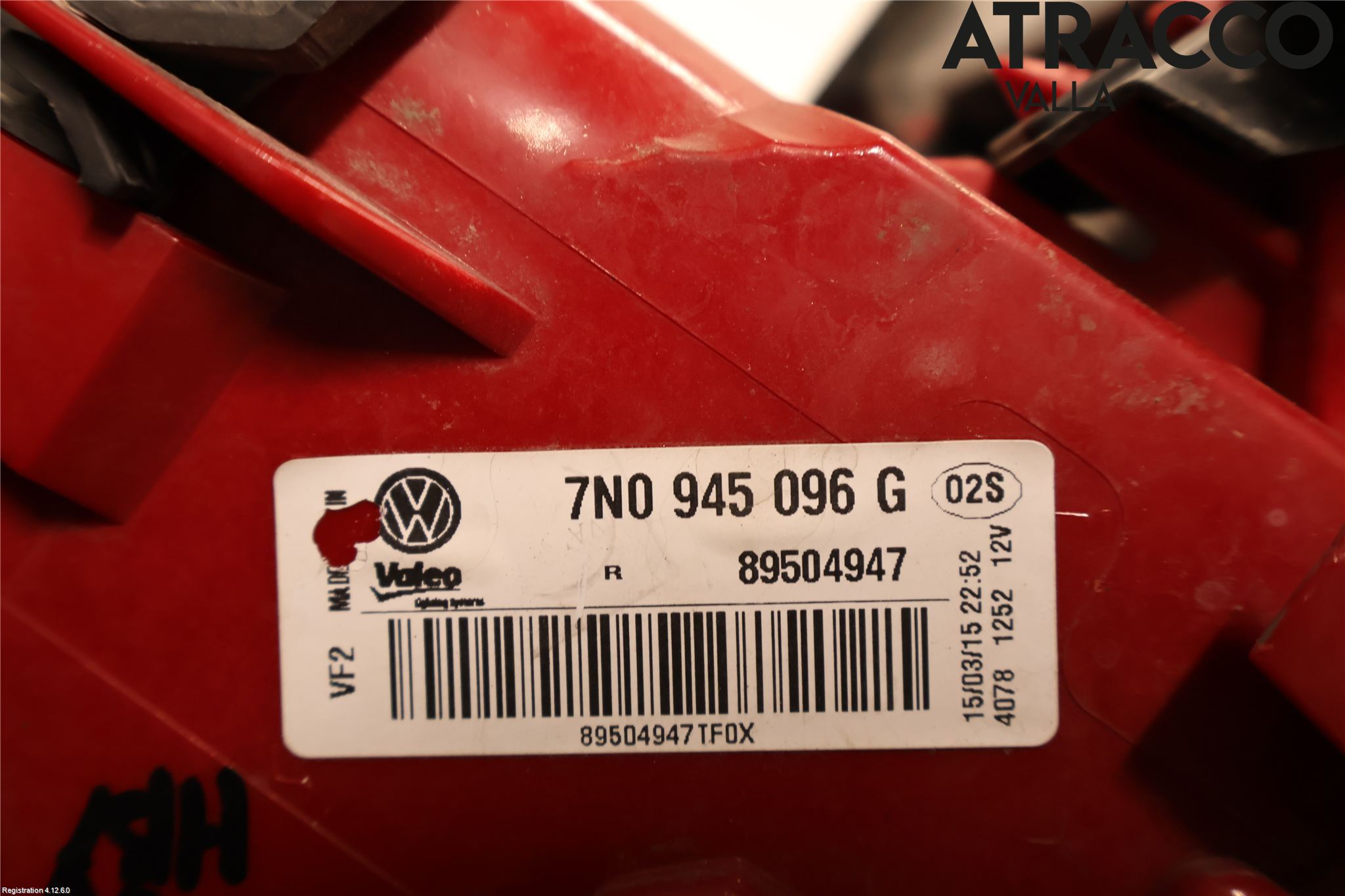 Volkswagen VW SHARAN 11- Bakljus Höger