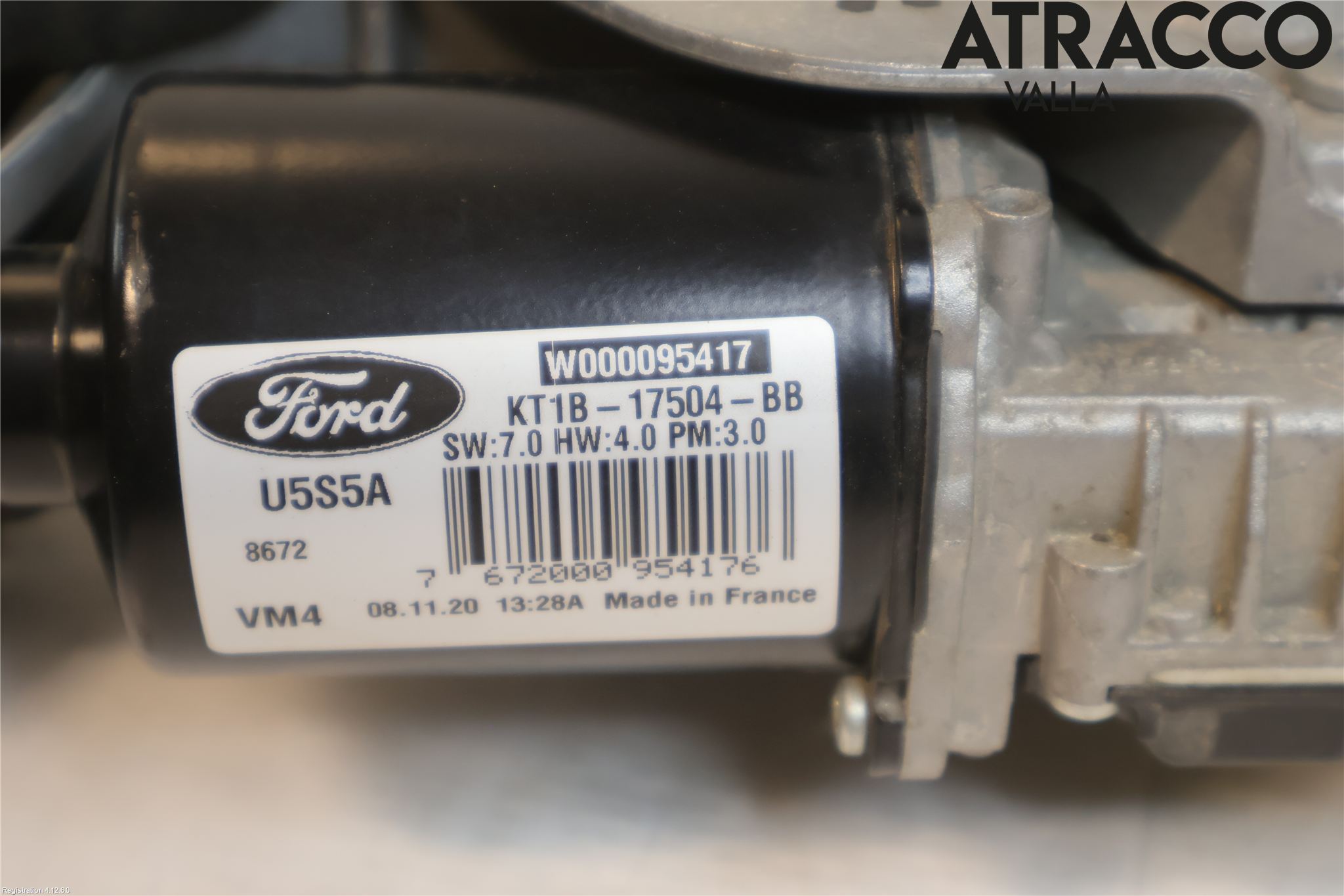Ford TRANSIT/TOURNEO CONNECT 13-22 Torkarmotor Vindruta