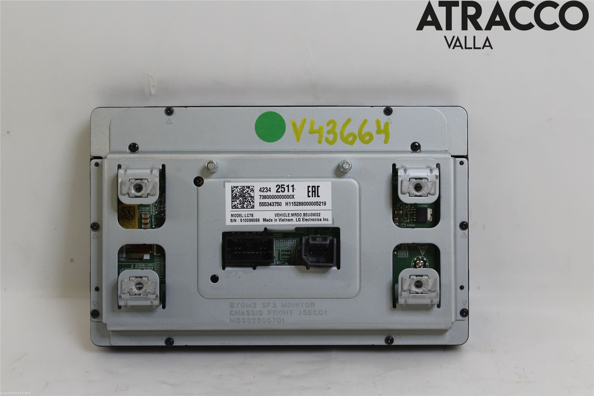 Opel ASTRA K 16-22 Multifunktionsdisplay