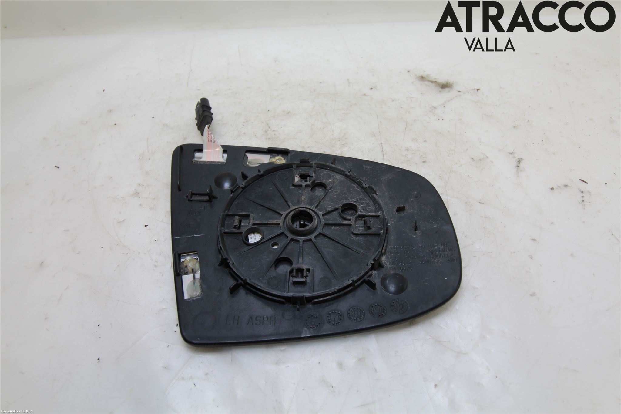 BMW X6 E71/E72   08-14 Spegelglas Vä