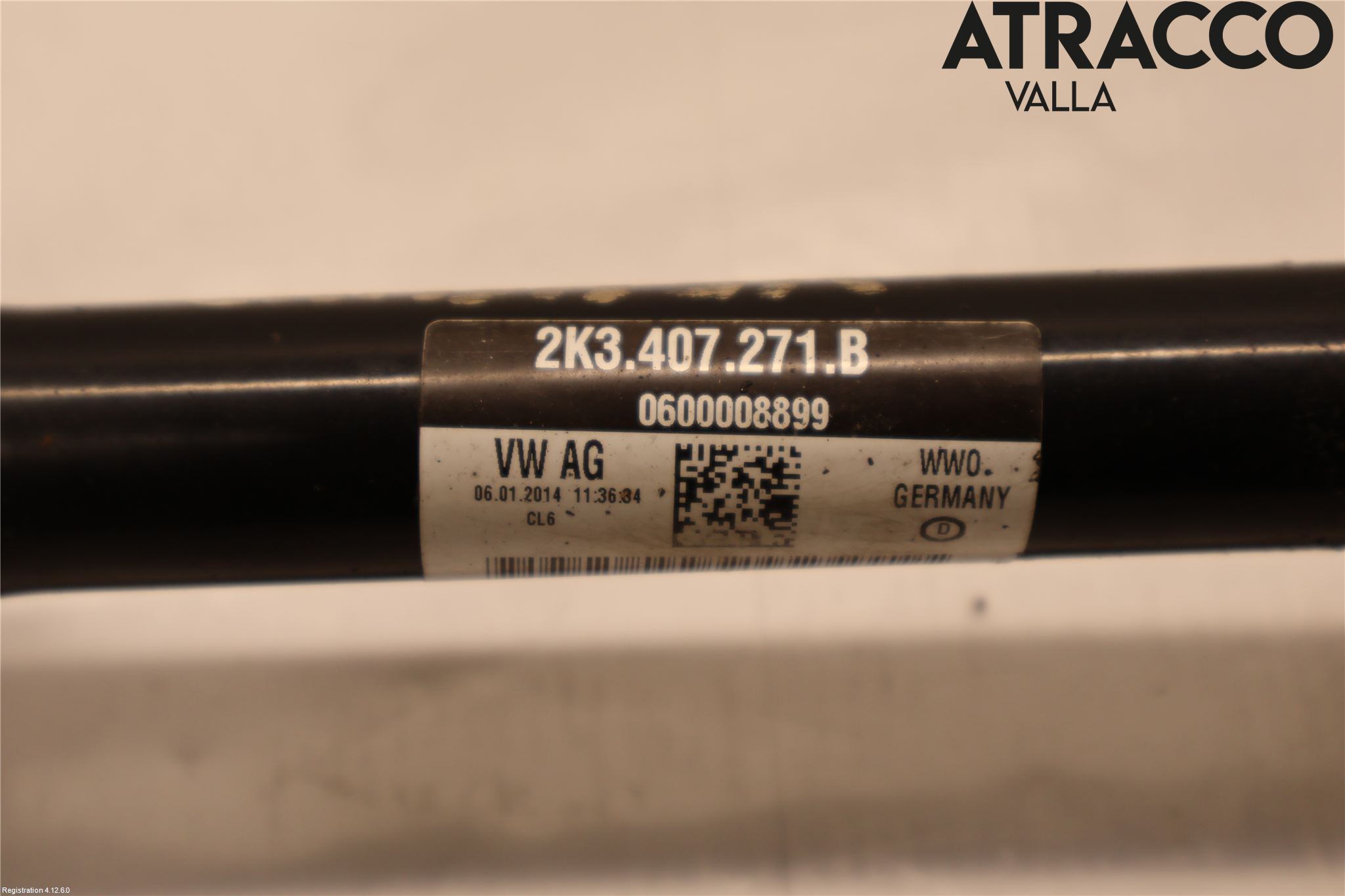 Volkswagen VW CADDY 11-15 Drivaxel Fram Vänster