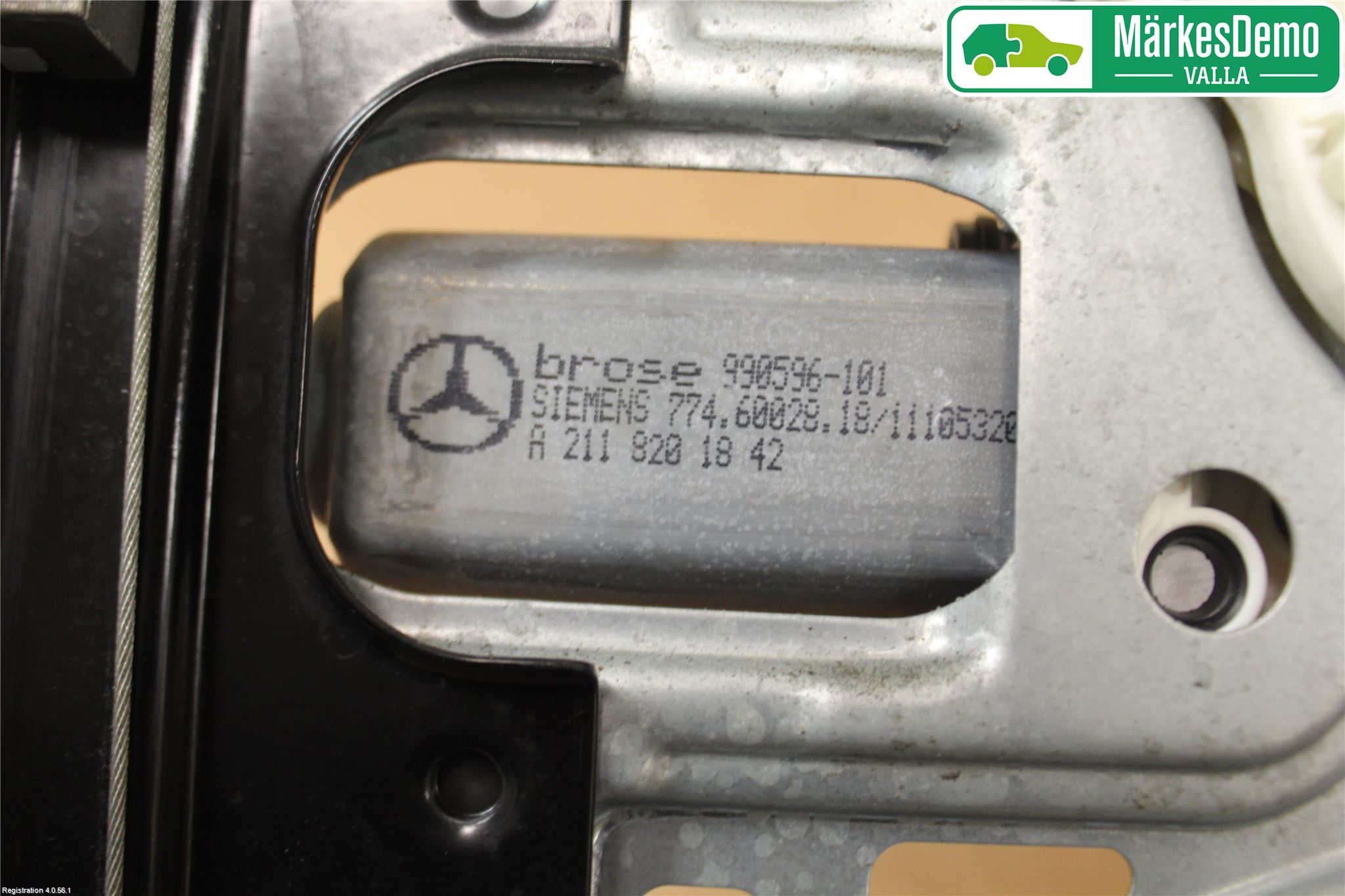 Mercedes-Benz MB C (203) 00-07 Fönsterhiss El Kompl