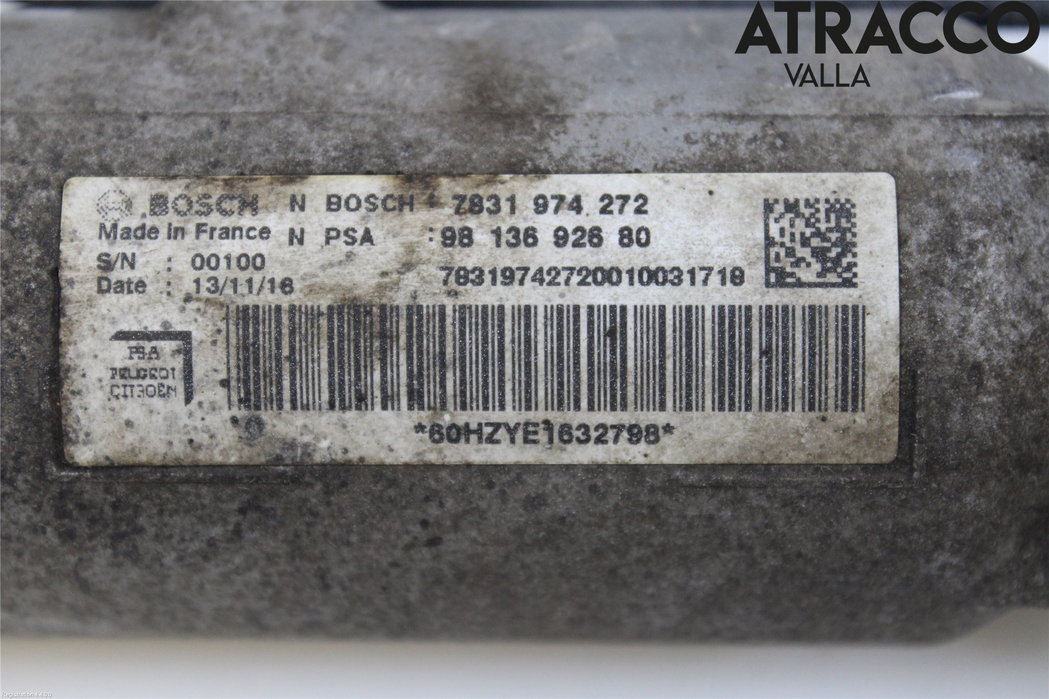 Peugeot EXPERT/E-EXPERT 17- Styrväxel Servo -Snäcka