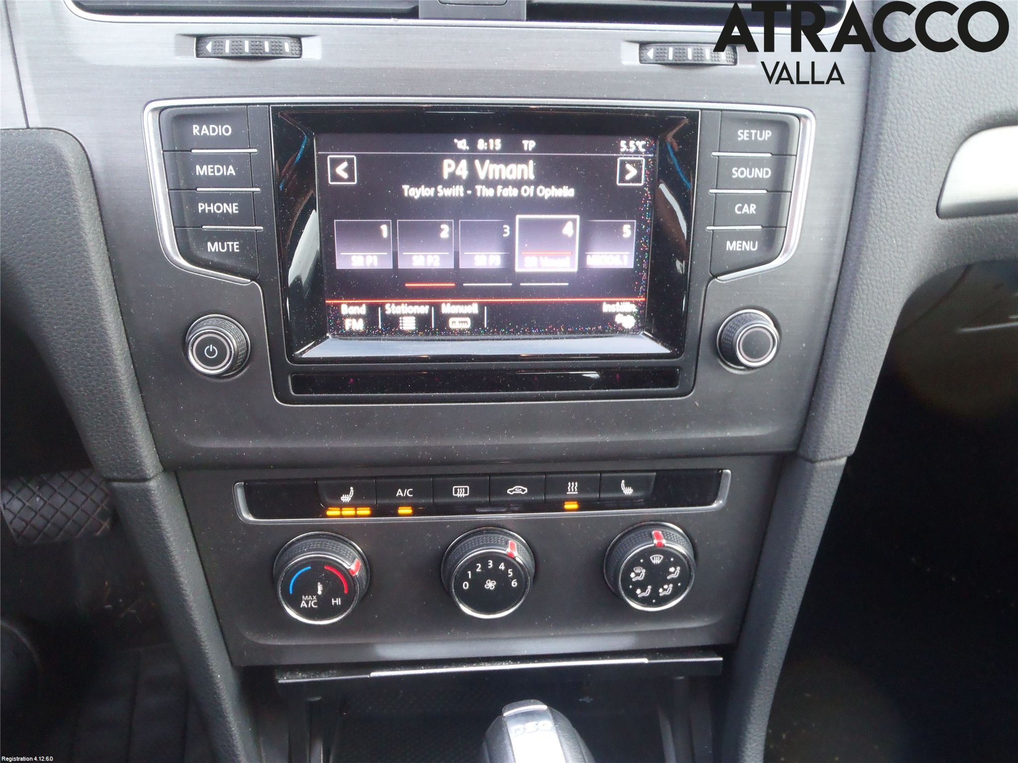 Volkswagen VW GOLF / E-GOLF VII 13-20 Multifunktionsdisplay